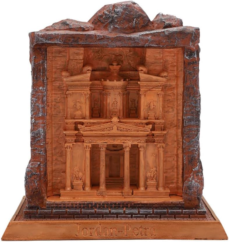Petra Ancient City Resin Statue for Home Decor