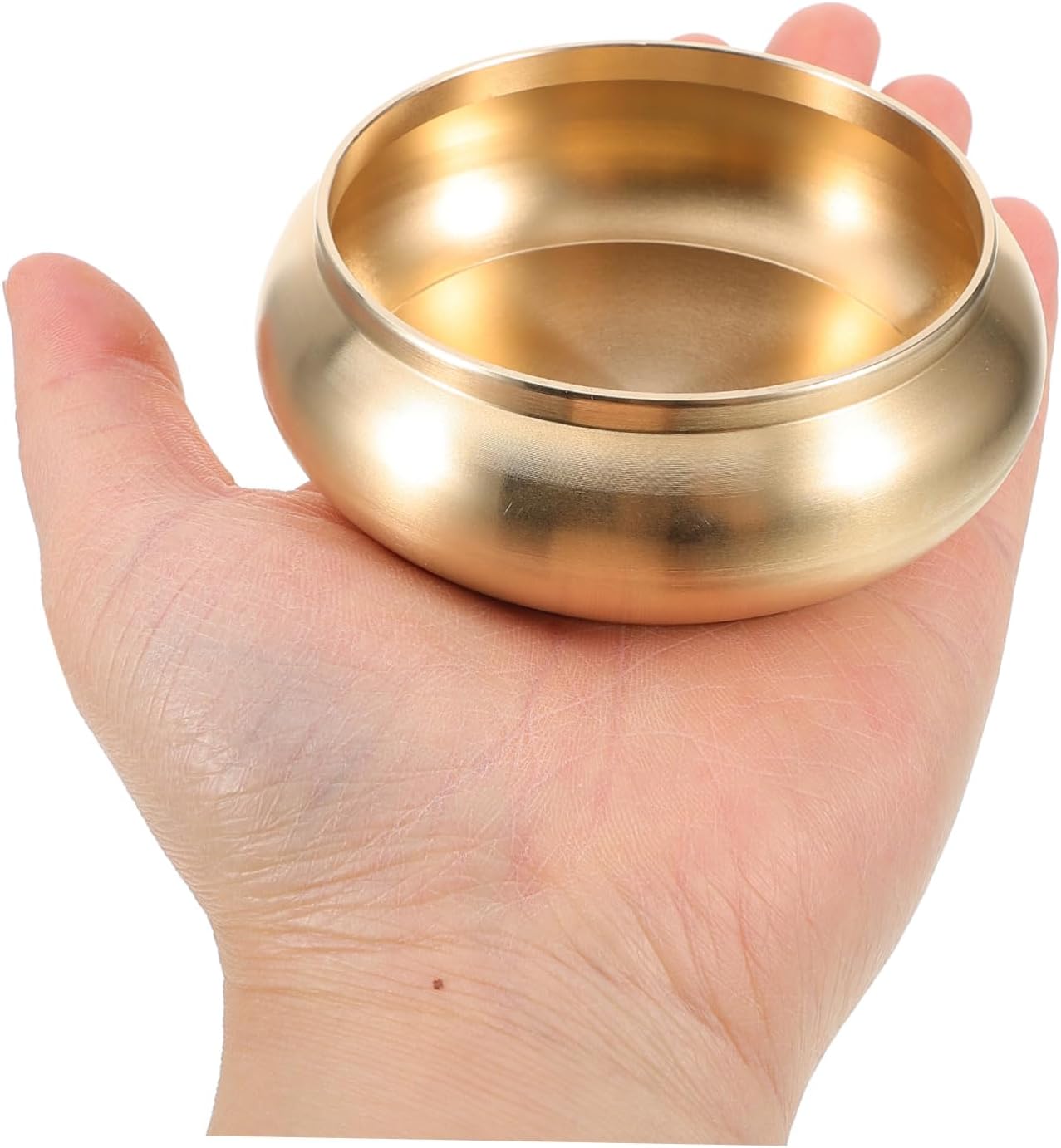 VINTORKY Elegant Brass Ashtray and Incense Holder