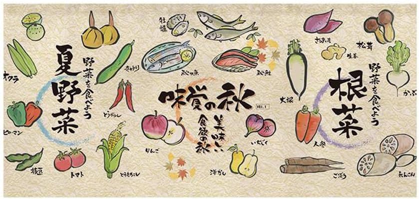 Japanese Sushi Bar Noren Curtain - 51x19 Inches Magnetic Style