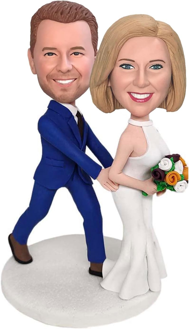 Custom Bobblehead Figurine for Couples Handmade Personalized Sculpture
