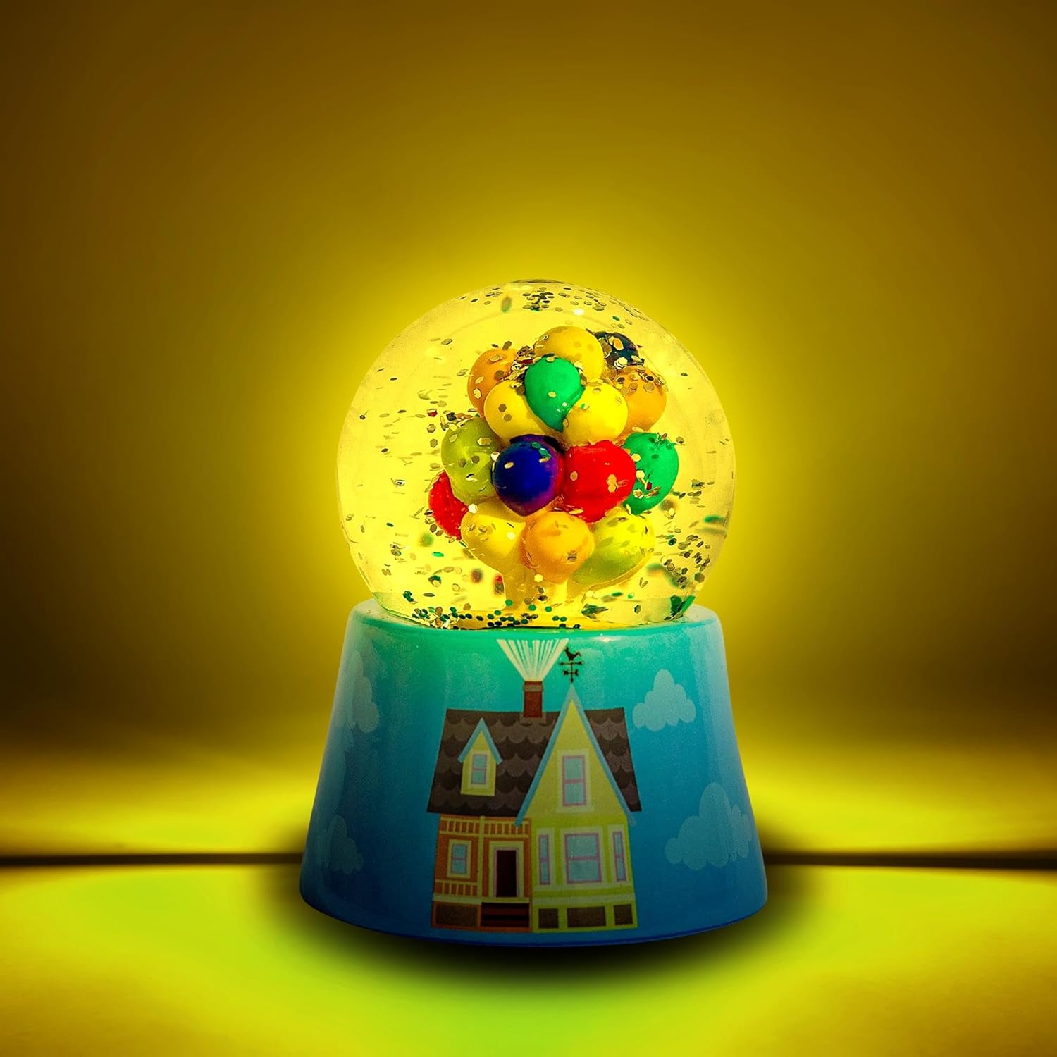 Disney Pixar UP Light-Up Snow Globe 3 Inches Tall
