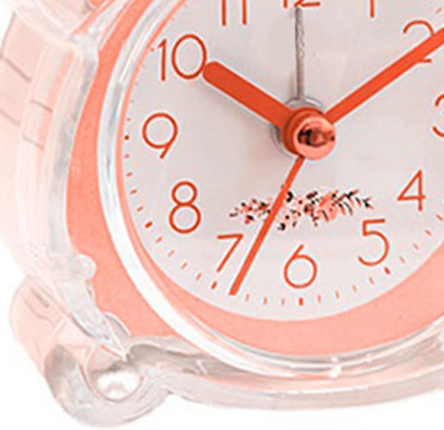 Loud Alarm Clock for Heavy Sleepers Pink ABS Kids Wall Clock