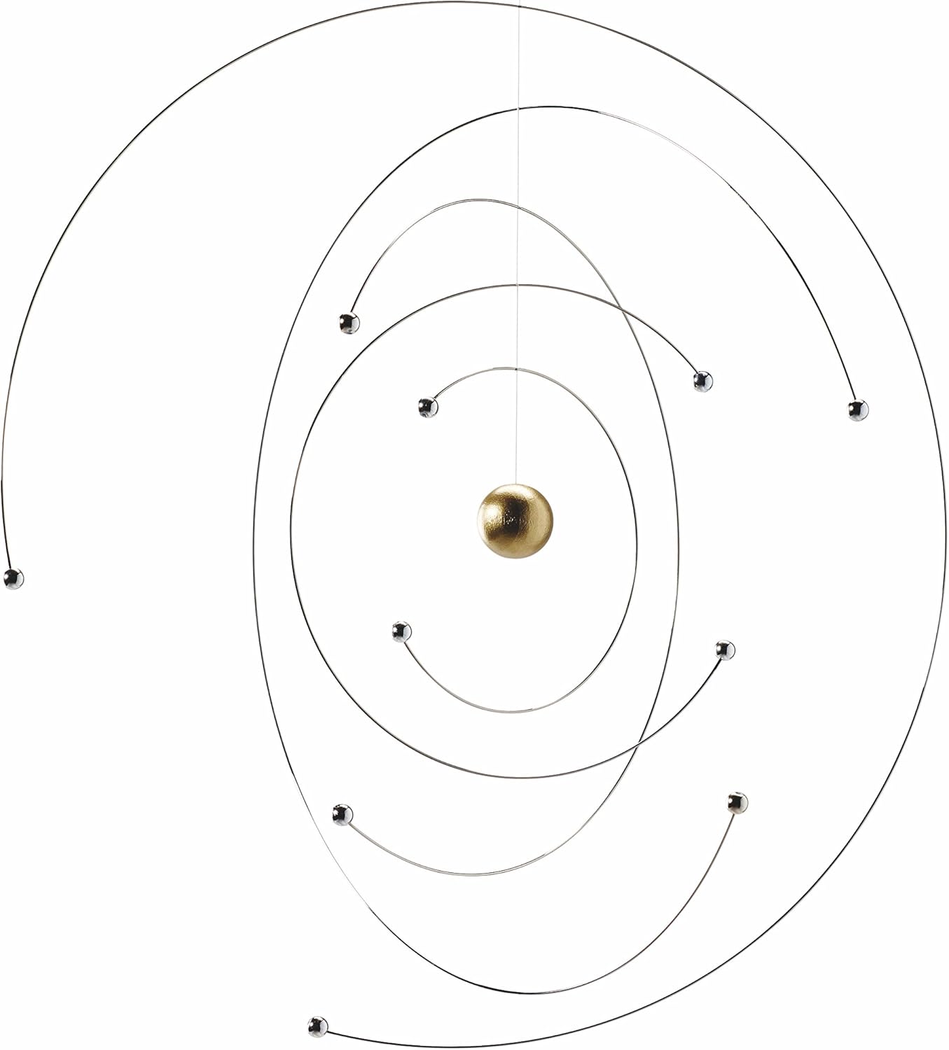 Niels Bohr Atom Model Mobile - 9 Inches Steel