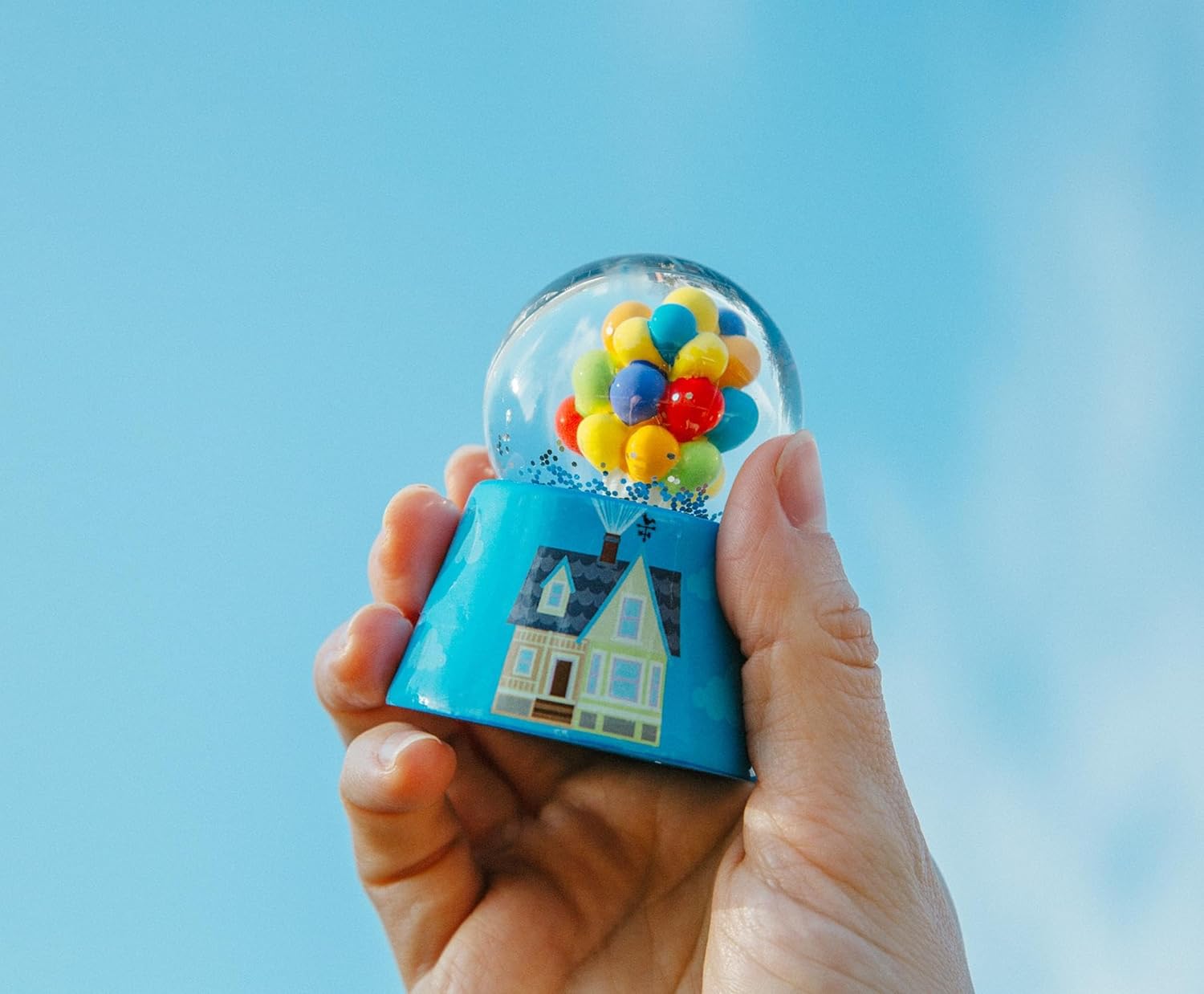 Disney Pixar UP Light-Up Snow Globe 3 Inches Tall