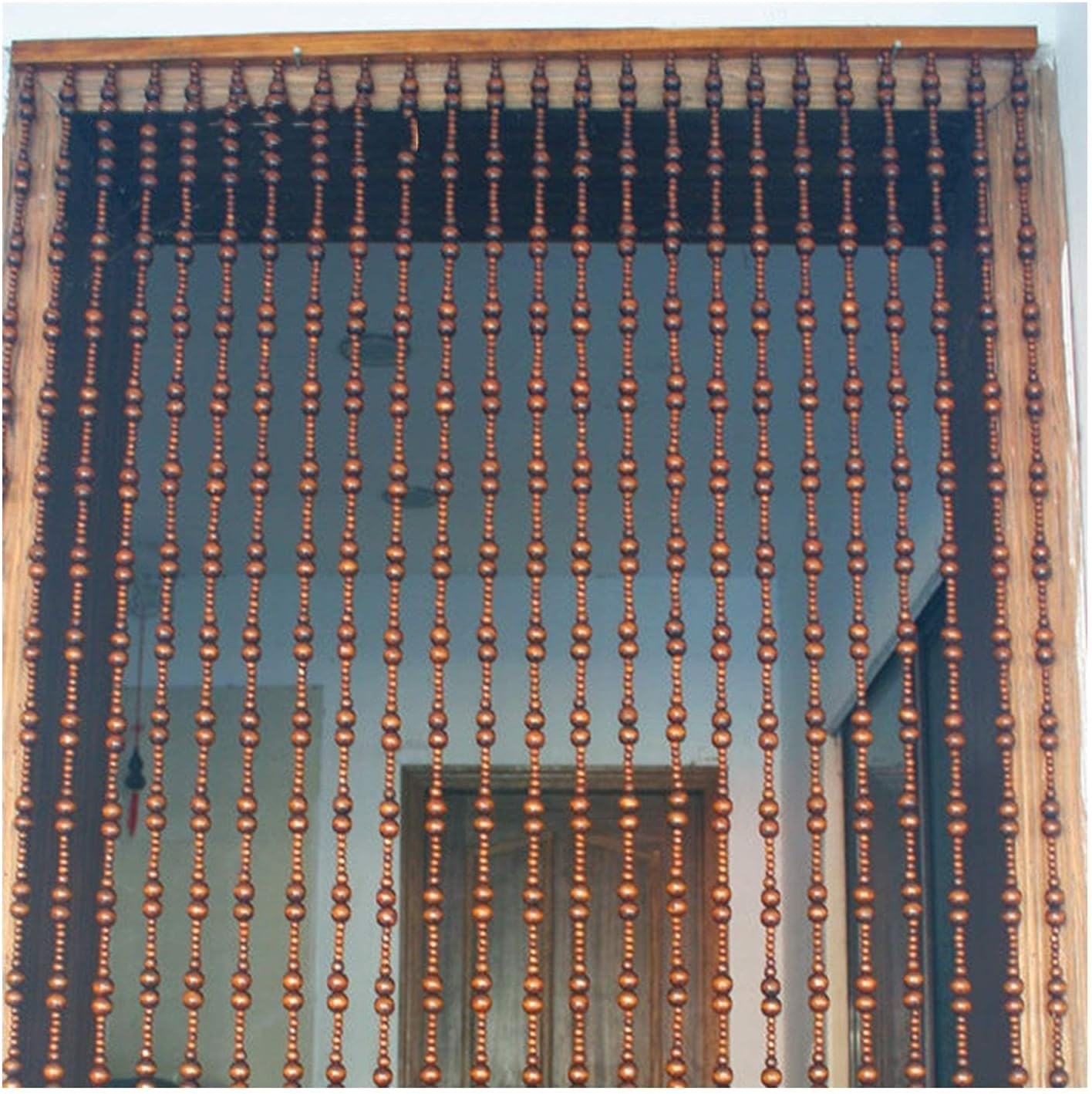 Natural Wooden Beads Door String Partition Curtain