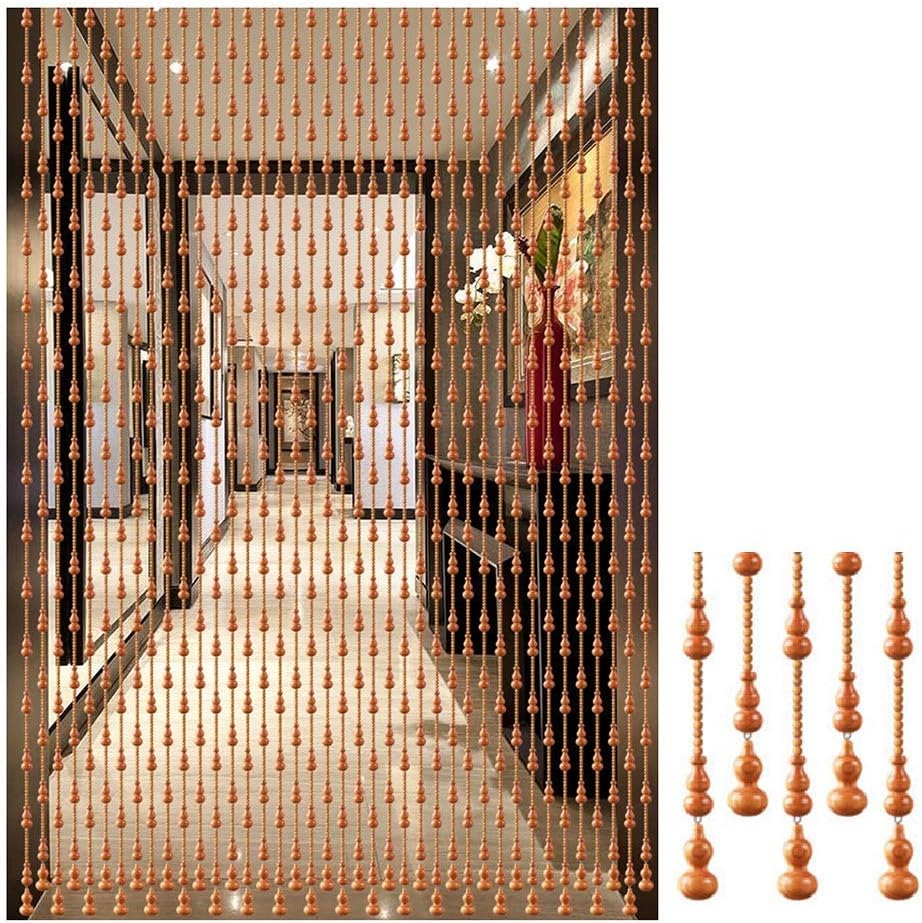 Beaded Curtain Wooden Strings for Room Divider and Decoration