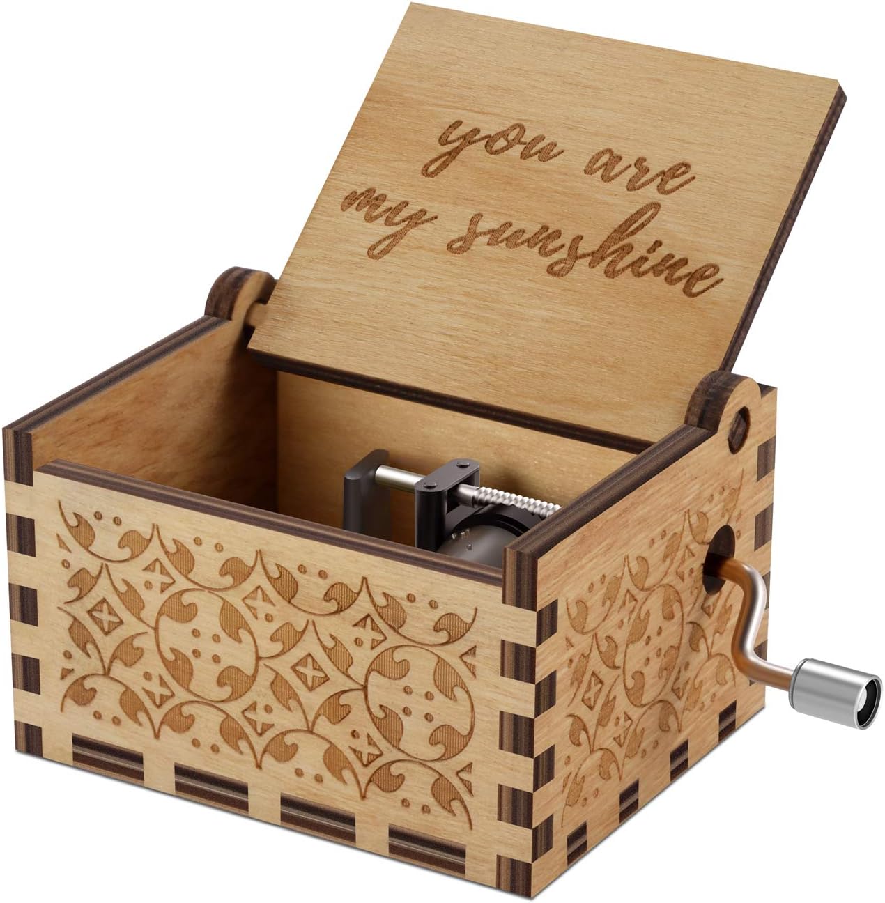 You Are My Sunshine Wood Music Box