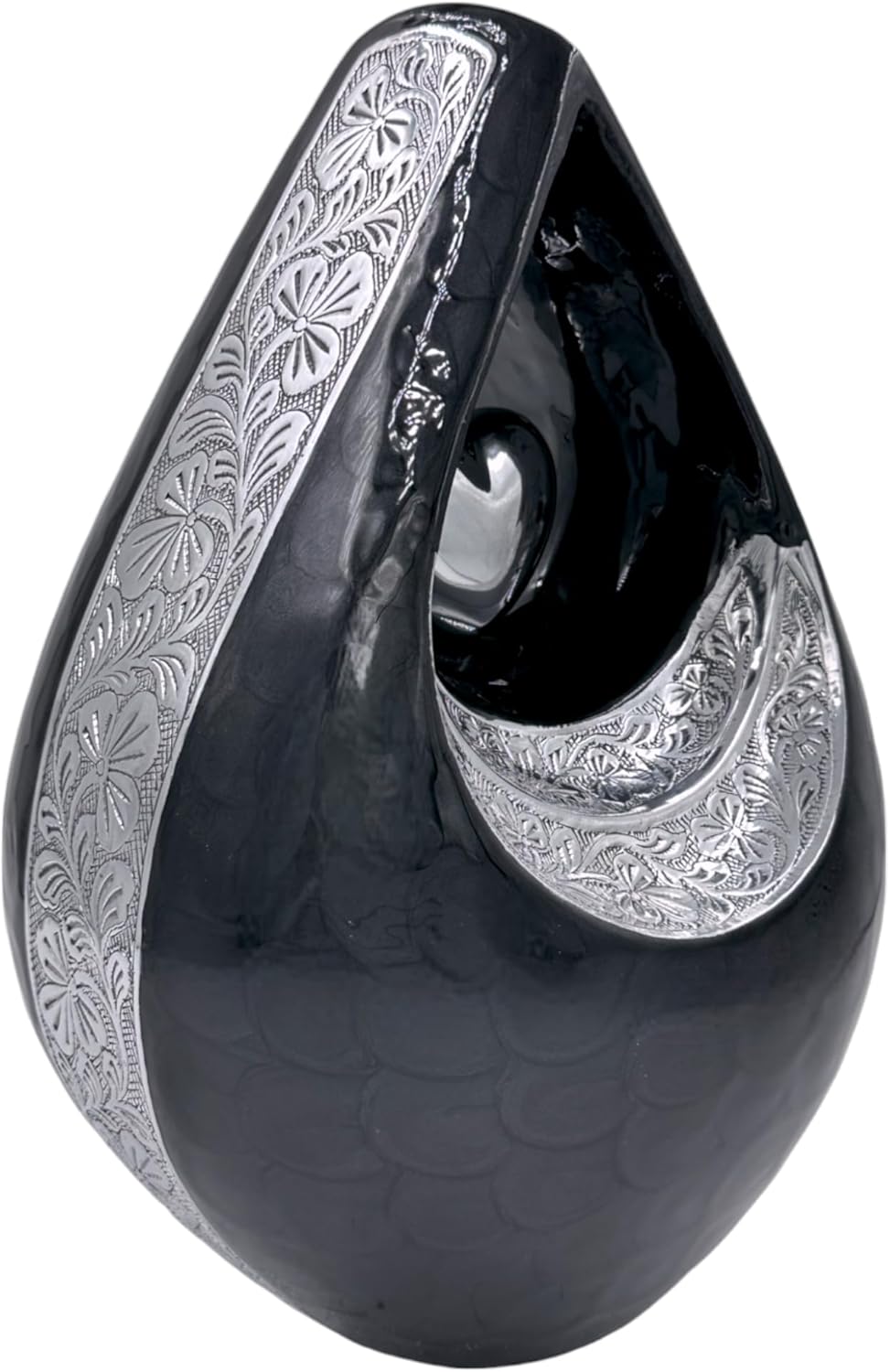 GRACEFUL URNS Teardrop Cremation Urn with Velvet Bag