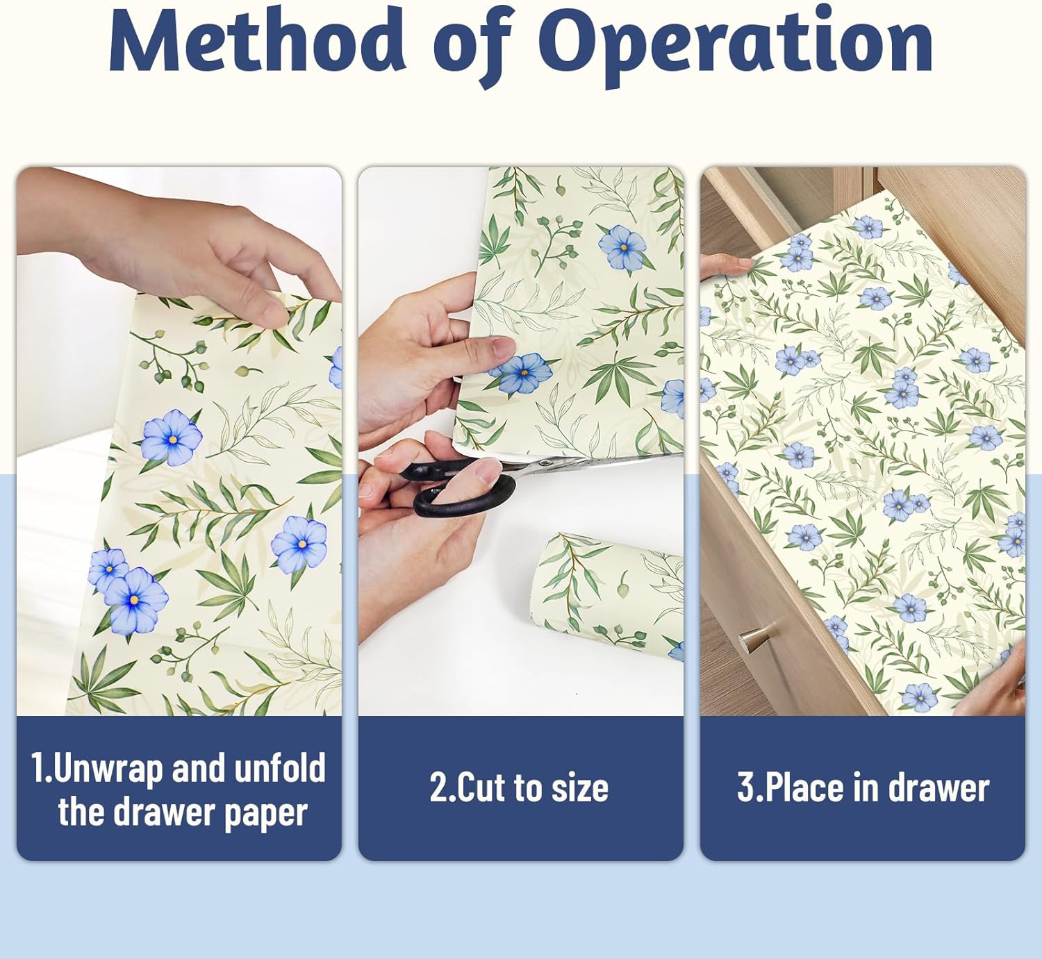 SCENTORINI Scented Drawer Liners 143 x 196 Inch 6 Sheets