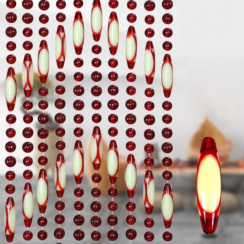 OKUOKA Beaded Curtain for Doorways Room Divider Modern Style