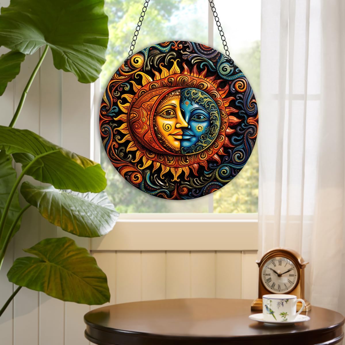 HOTIYOK Apollo Solar Moon Stained Acrylic Window Panels