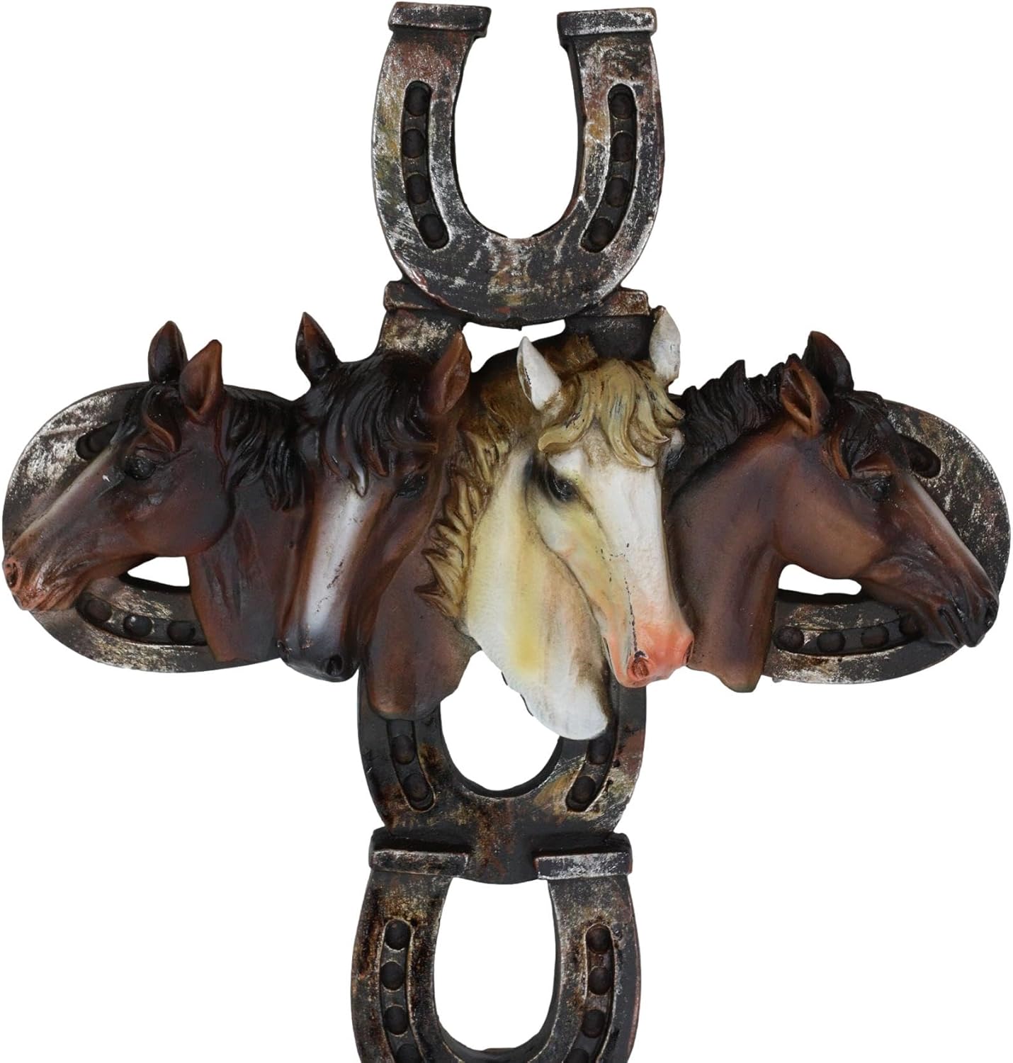 Ebros Gift 115 Inch Rustic Western Wall Cross Decor