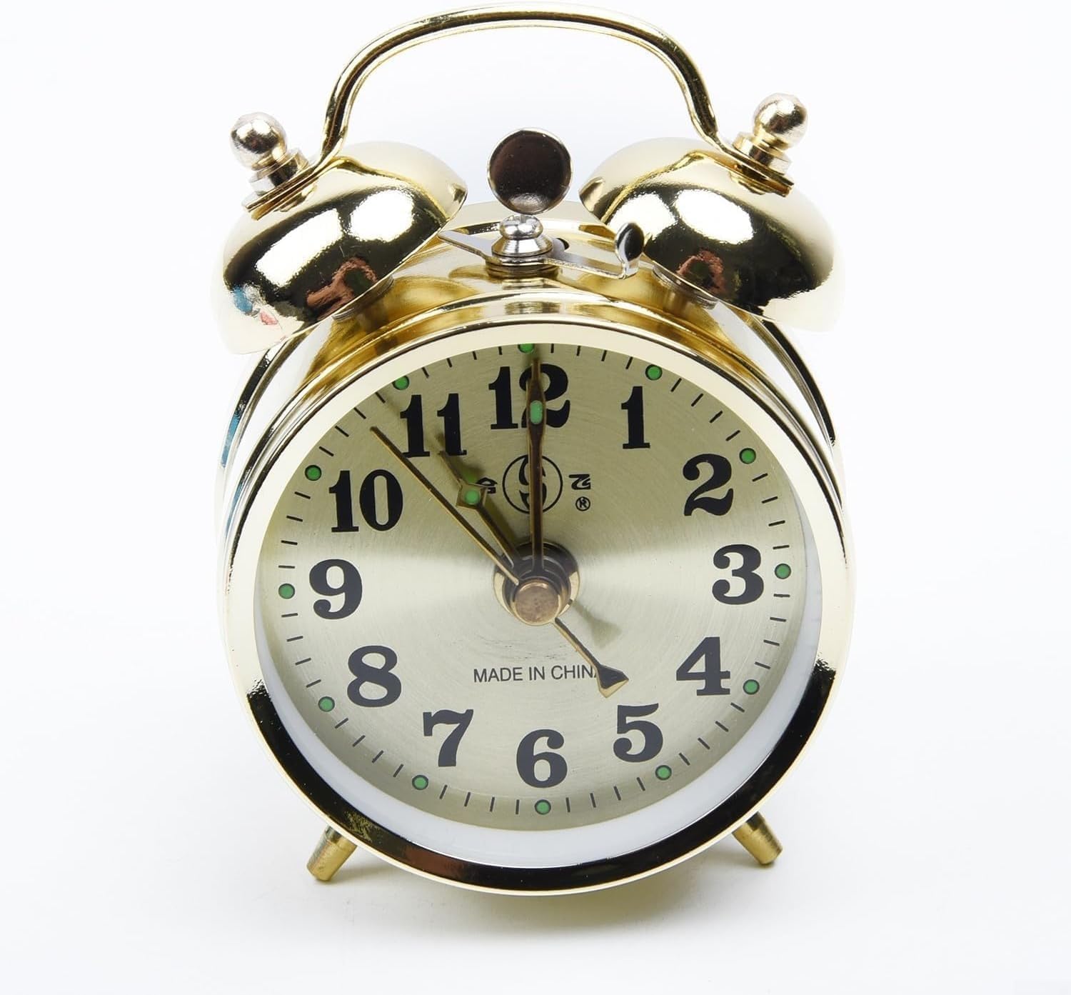 7CM Manual Wind Up Spring Twin Bell Alarm Clock