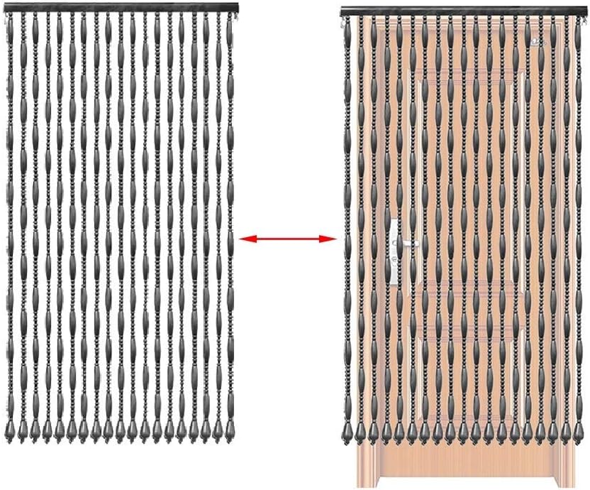 Beaded Curtain with Bamboo Beads for Doorway Decoration