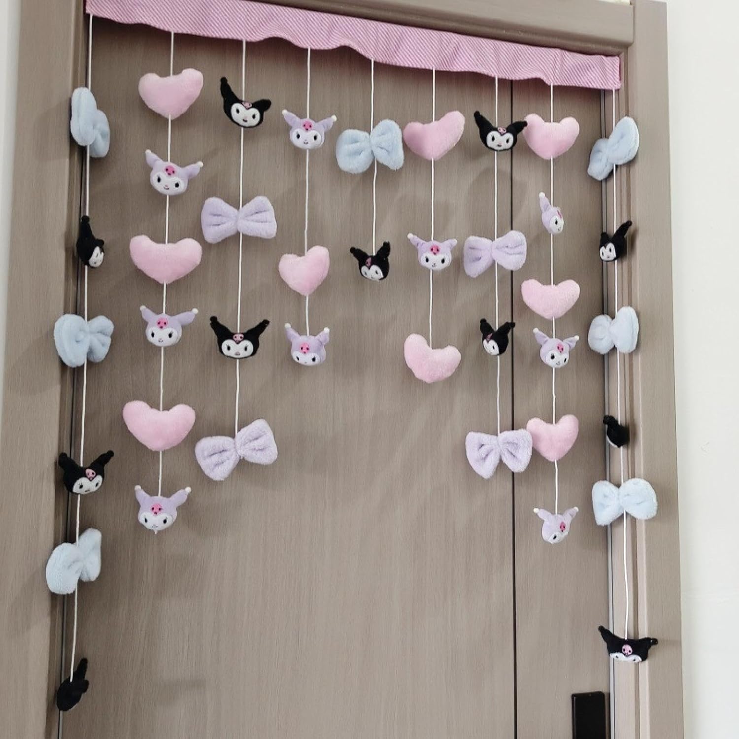 Cute Design Door Divider Curtain with Hanging Tassels