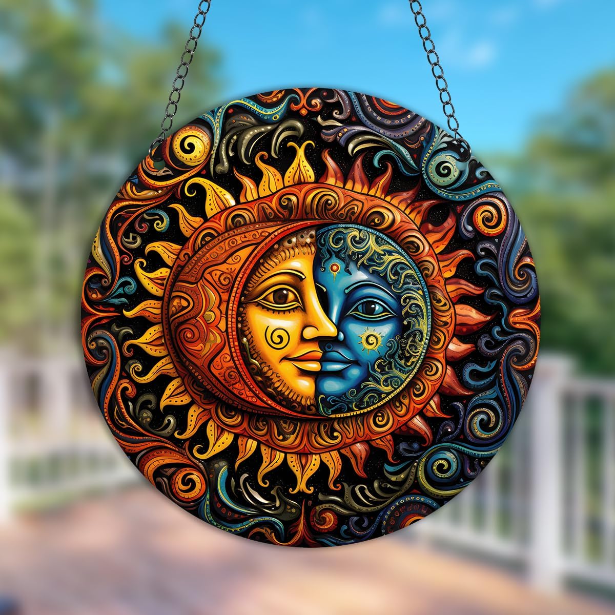 HOTIYOK Apollo Solar Moon Stained Acrylic Window Panels