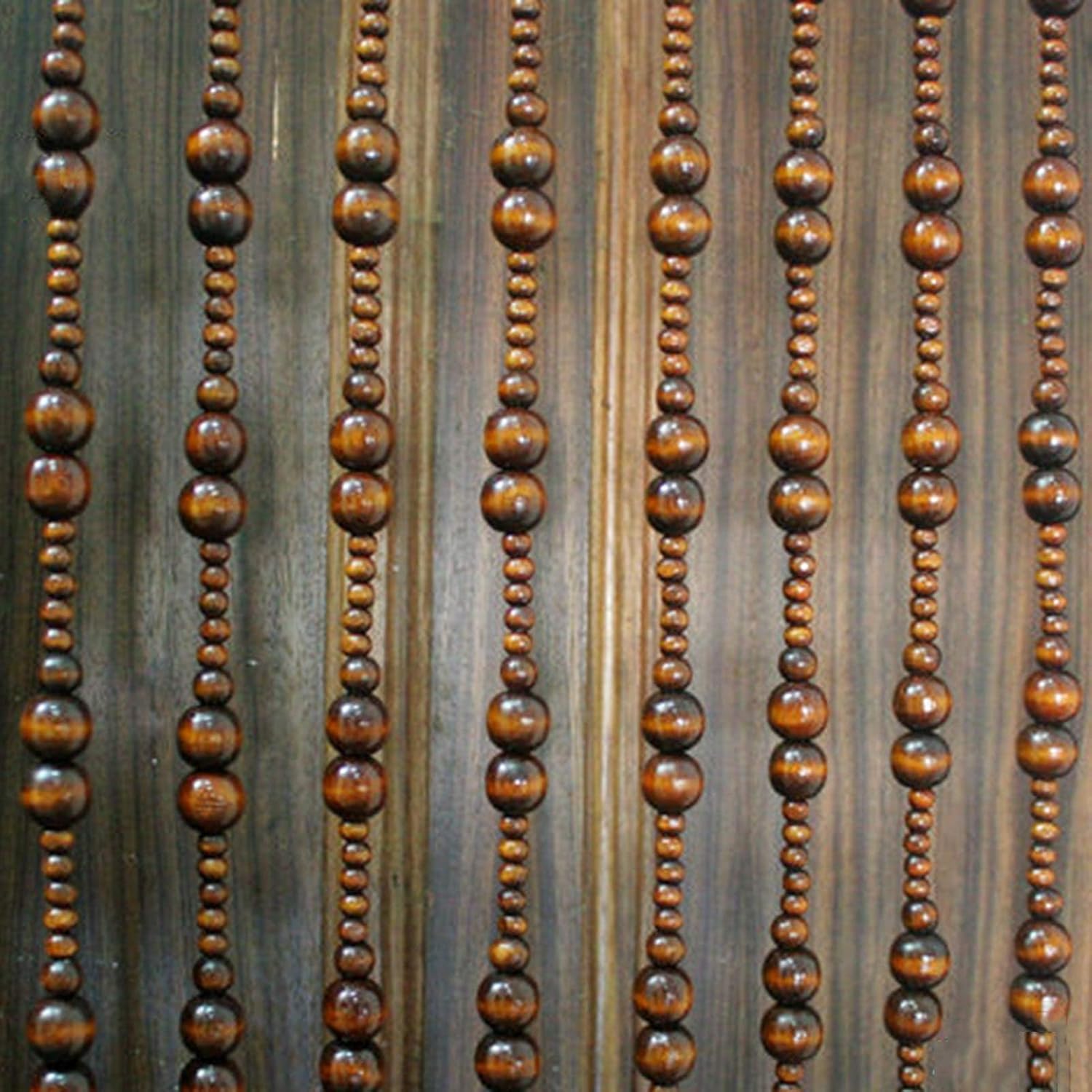 Natural Wooden Beads Door String Partition Curtain