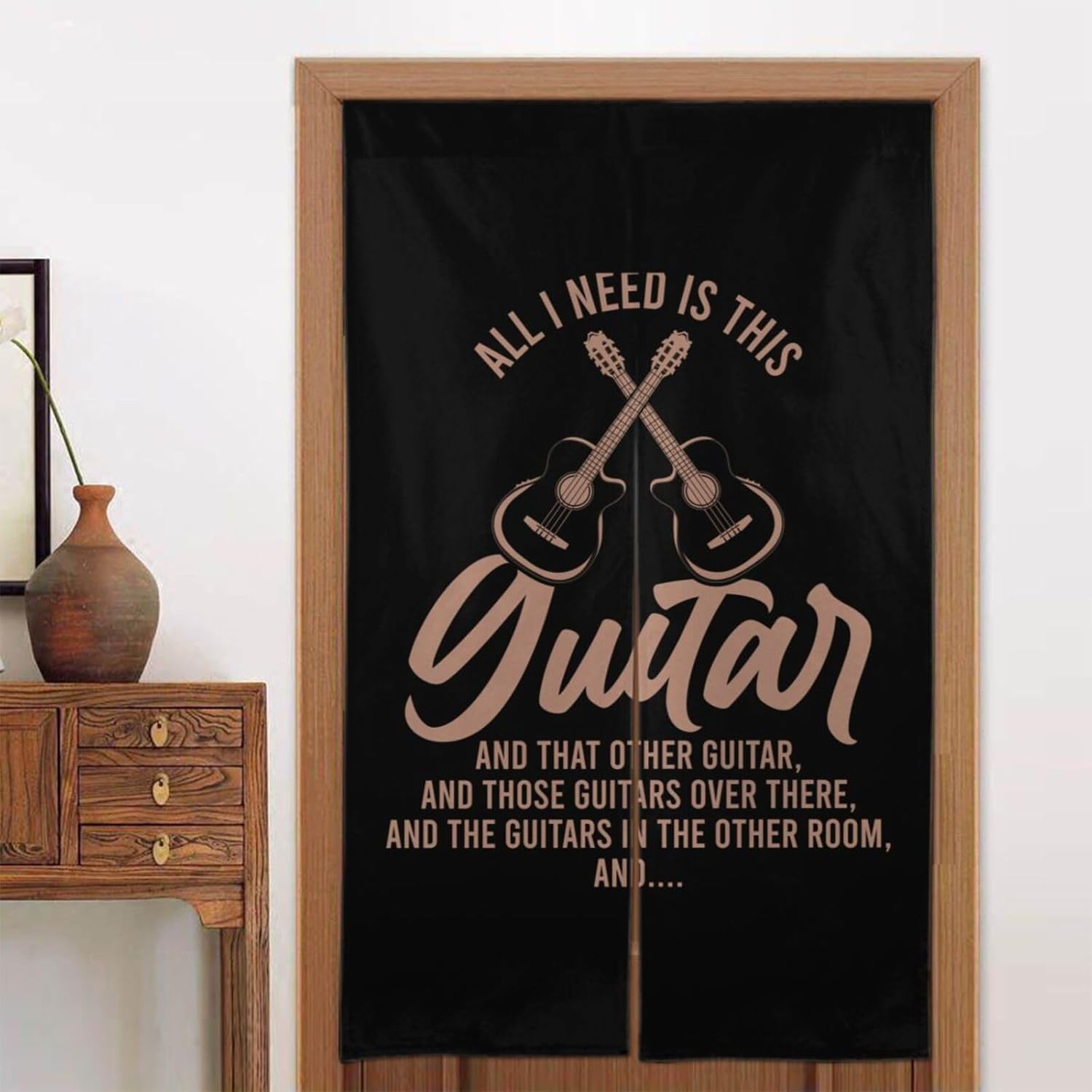 All I Need Is This Guitar And That Other Guitare Blackout Curtains