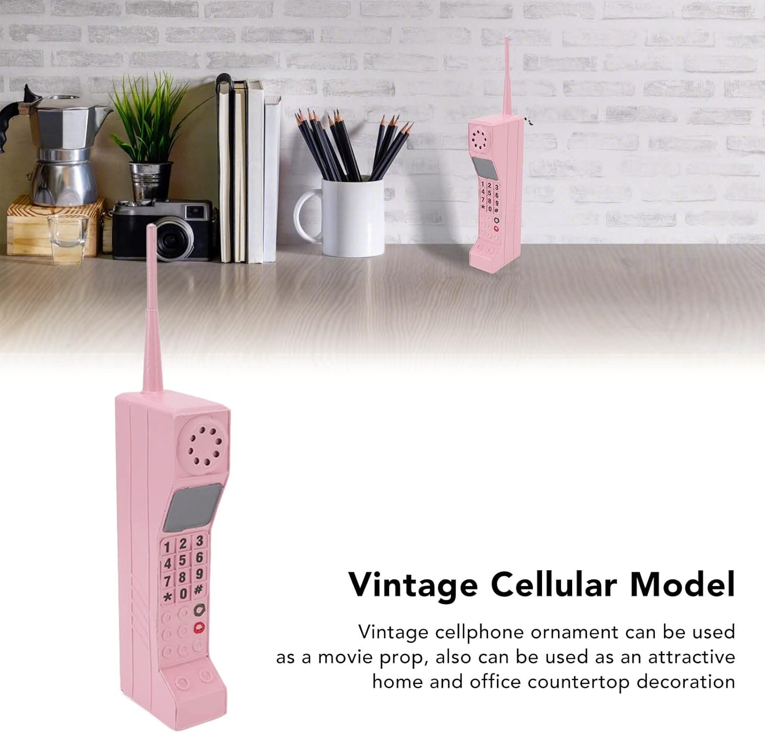 Vivid Retro Brick Cell Phone Ornament