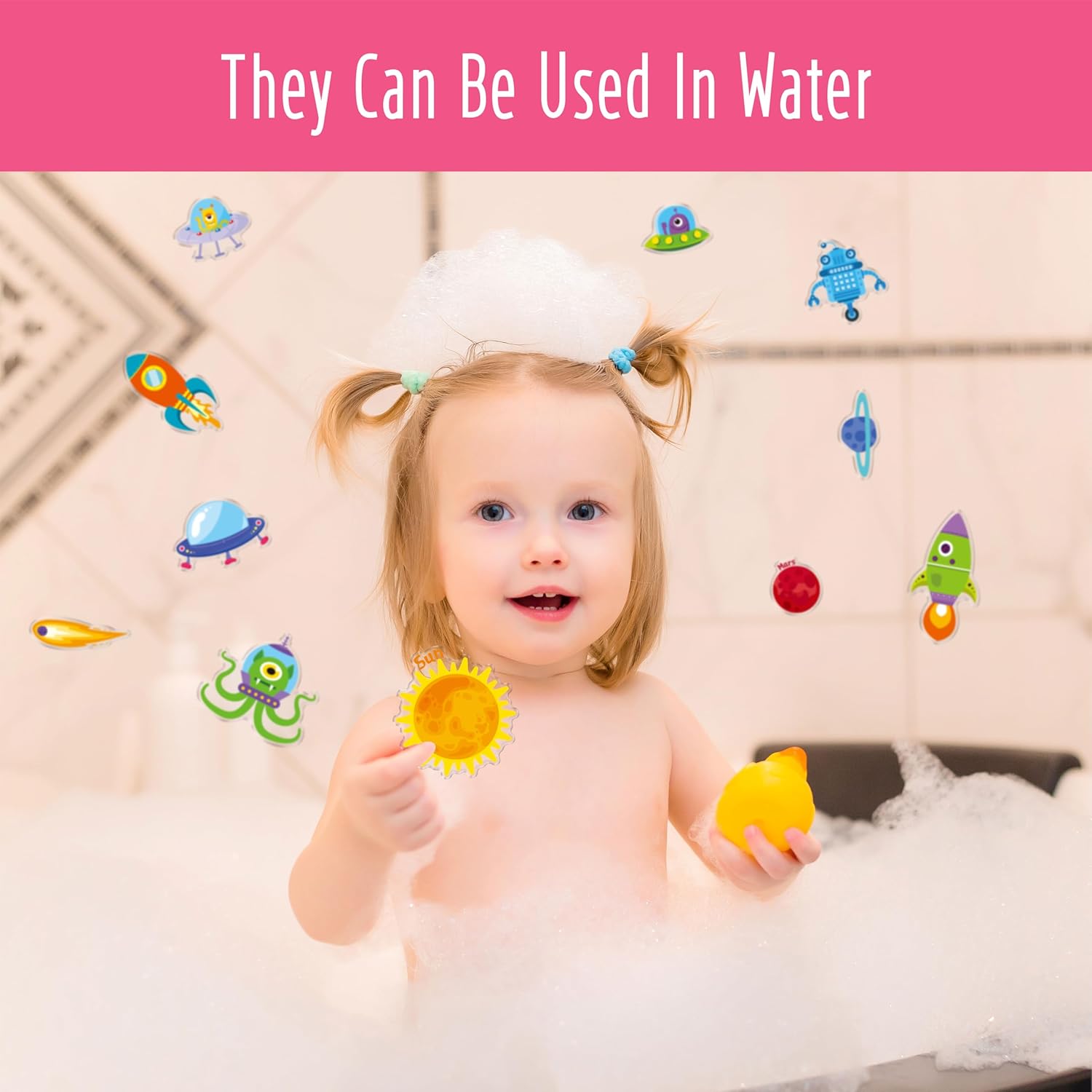 40PCS Space Jelly Stickers for Home Decor and Kids