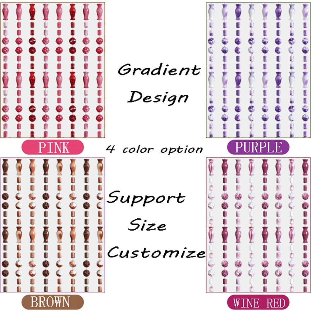 NMDCDH Beaded Door Curtain for Doorways - 90cm Wide Modern Style
