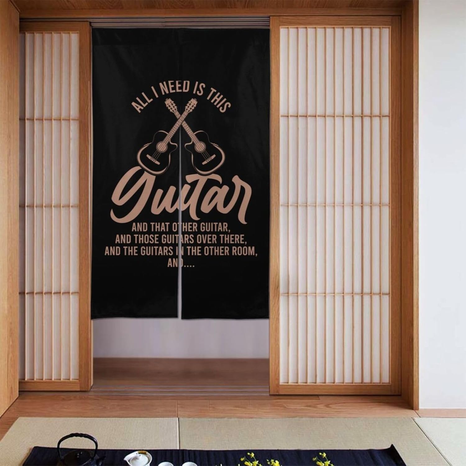 All I Need Is This Guitar And That Other Guitare Blackout Curtains