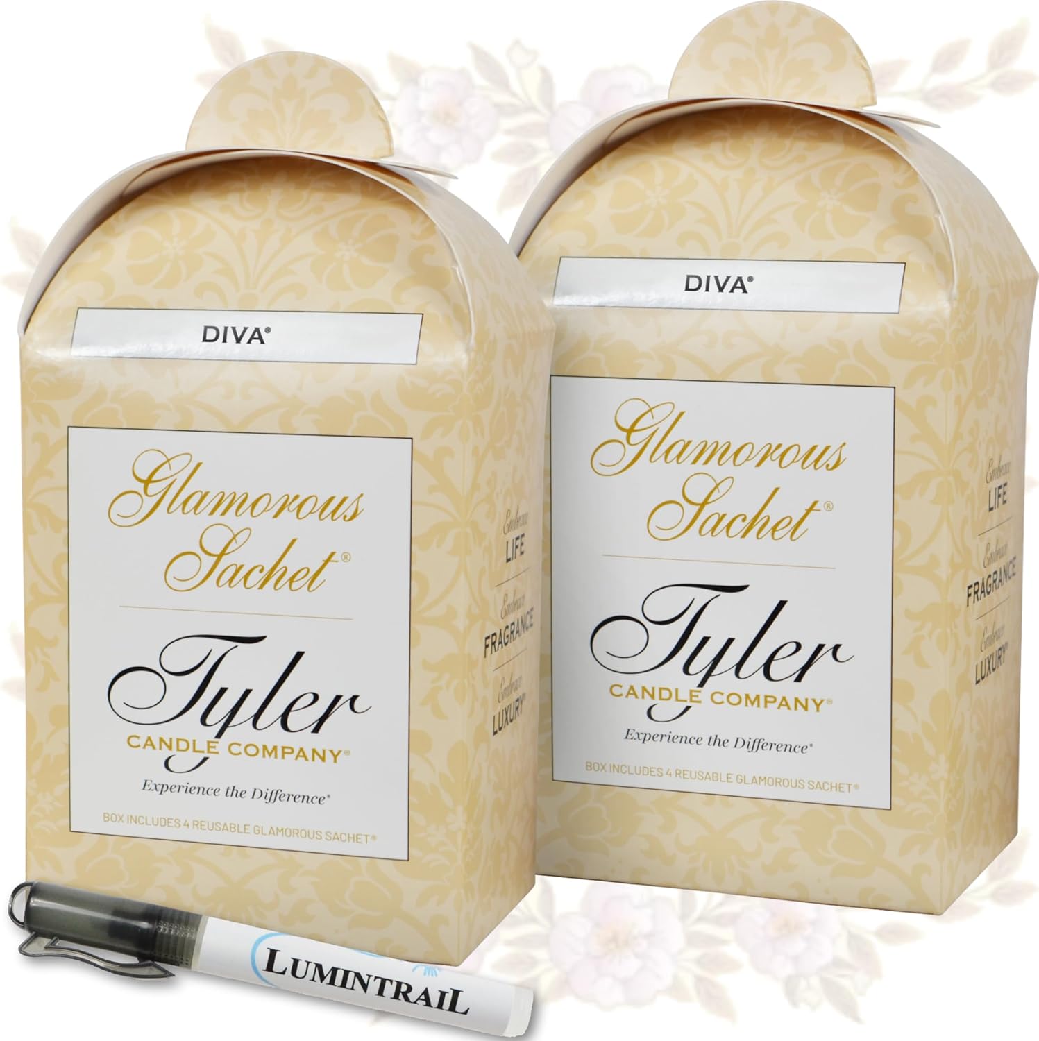 Tyler Candle Diva Dryer Sachets 8 Pack with Stain Remover Pen