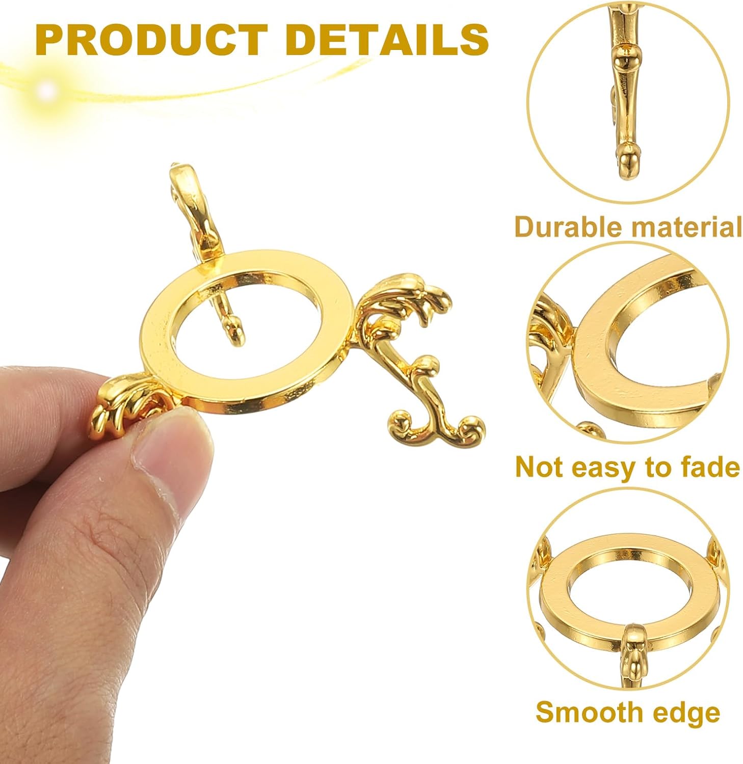 Uxcell 2pcs Metal Crystal Ball Display Stand