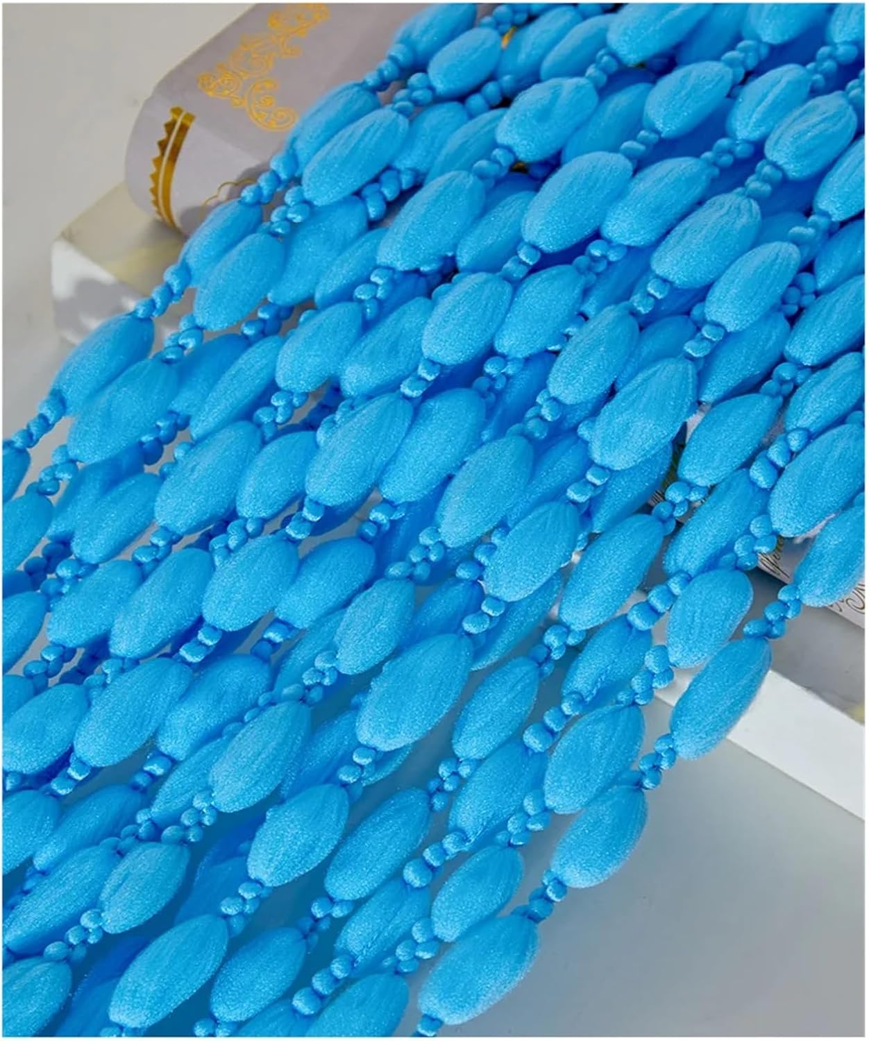 Doorway Curtain Bead Curtain 1x2M Blue Sheer