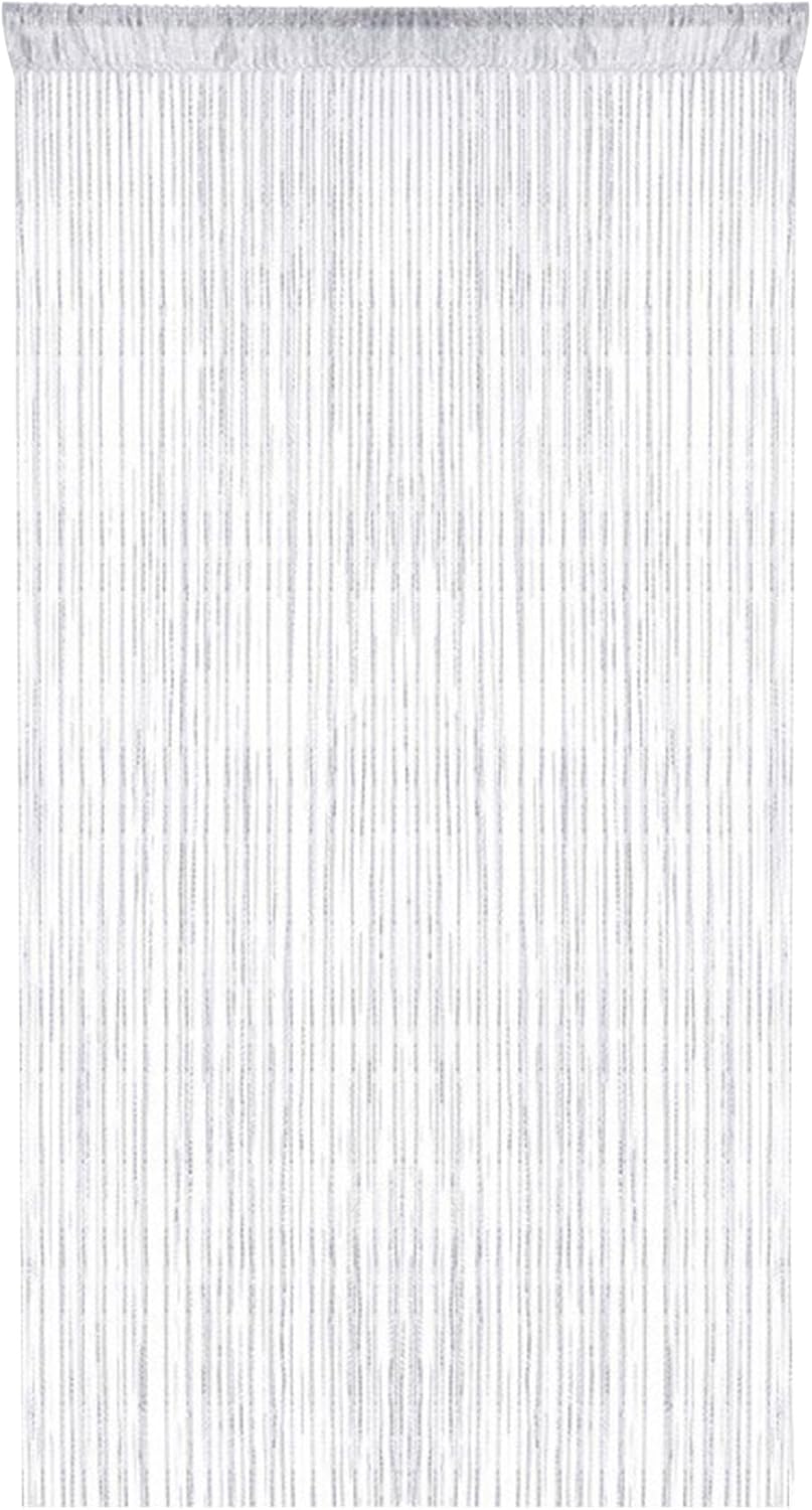 1 Panel String Curtain 79x39 Inch Beaded Fly Screen Tassel Door Divider