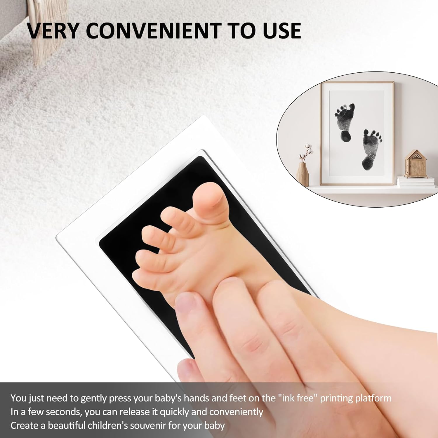 Inkless Paw Print Kit for Baby and Pets
