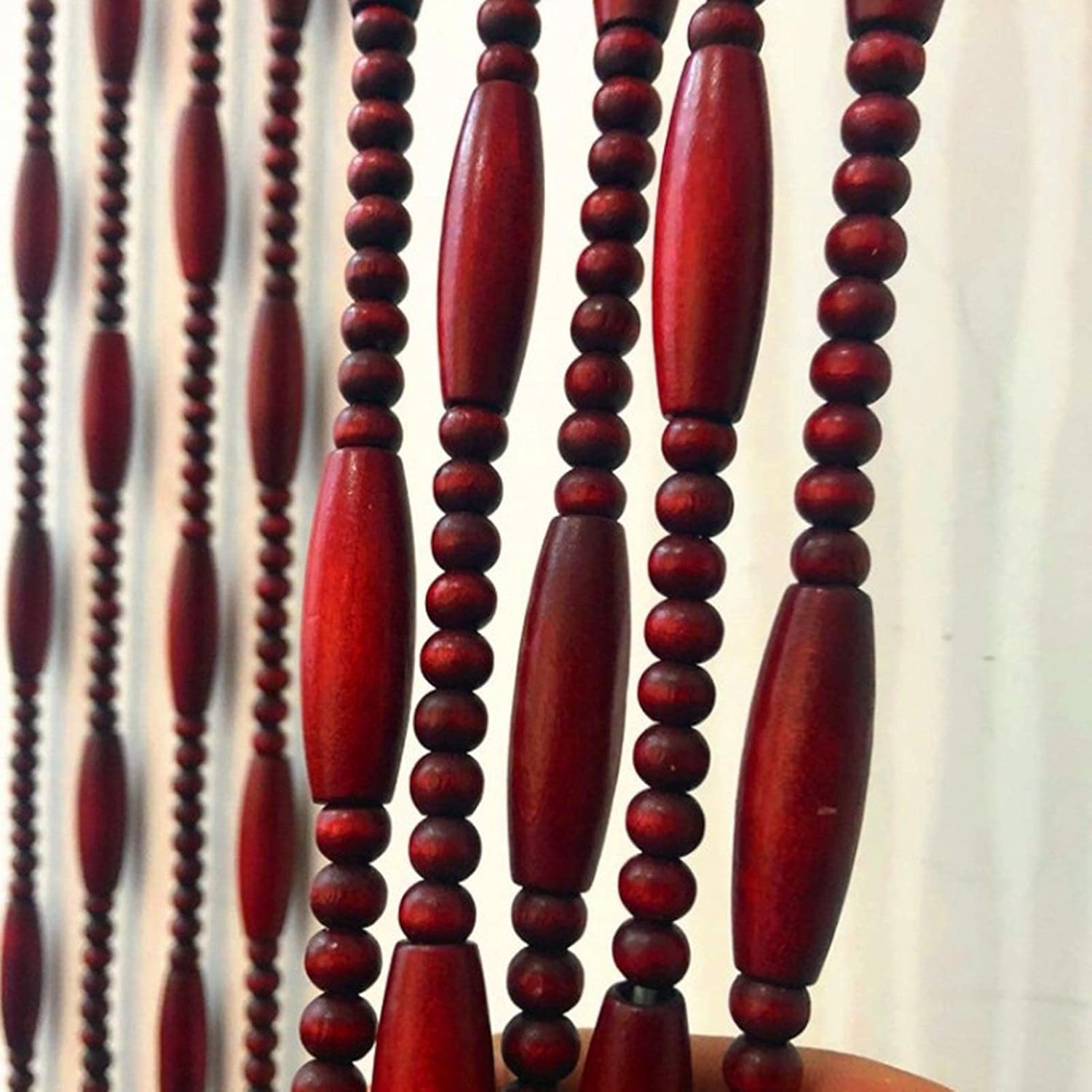 Natural Wooden Beads Door String Peach Wood Gourd Pendant