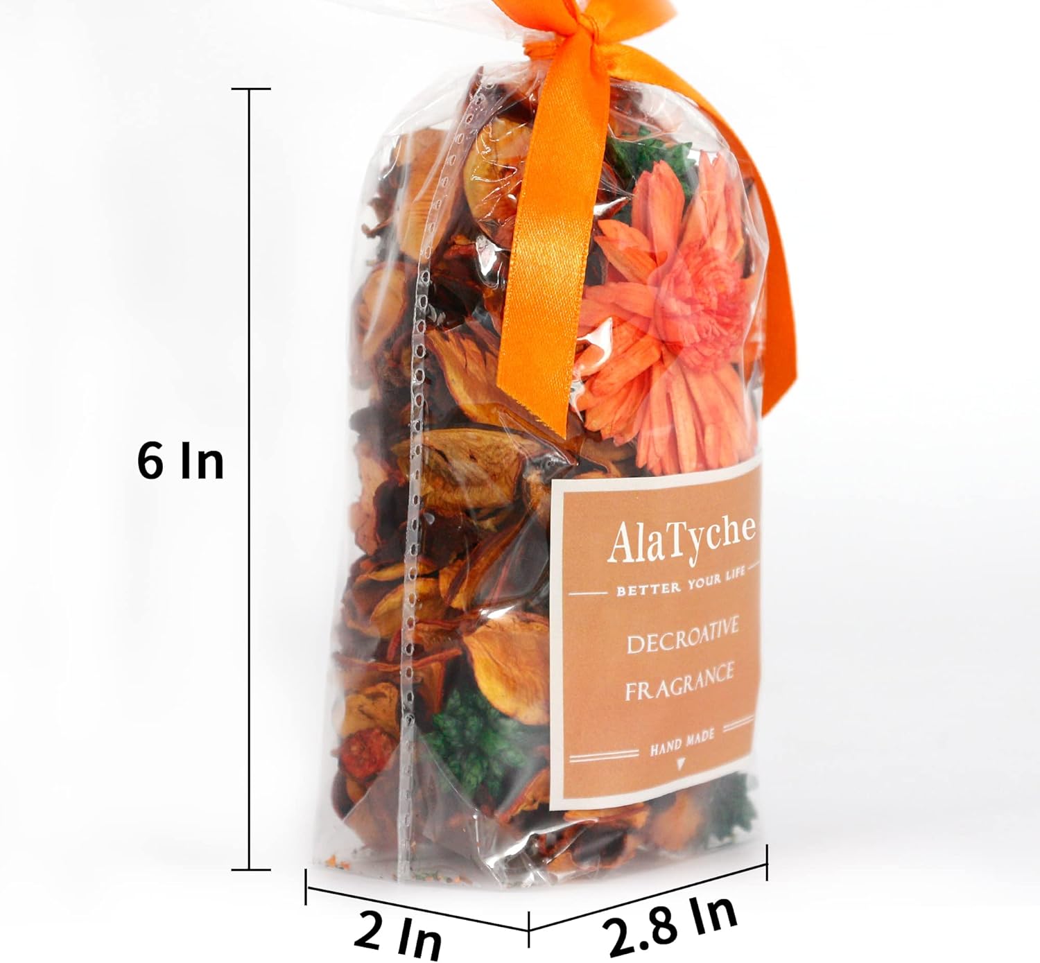 Fall Citrus Orange Scented Potpourri Bags
