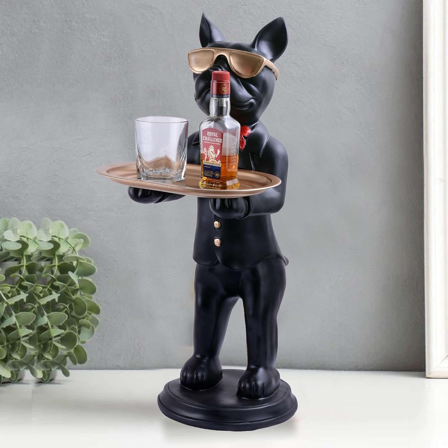 Cute Cool Dog Sculpture for Home Decor