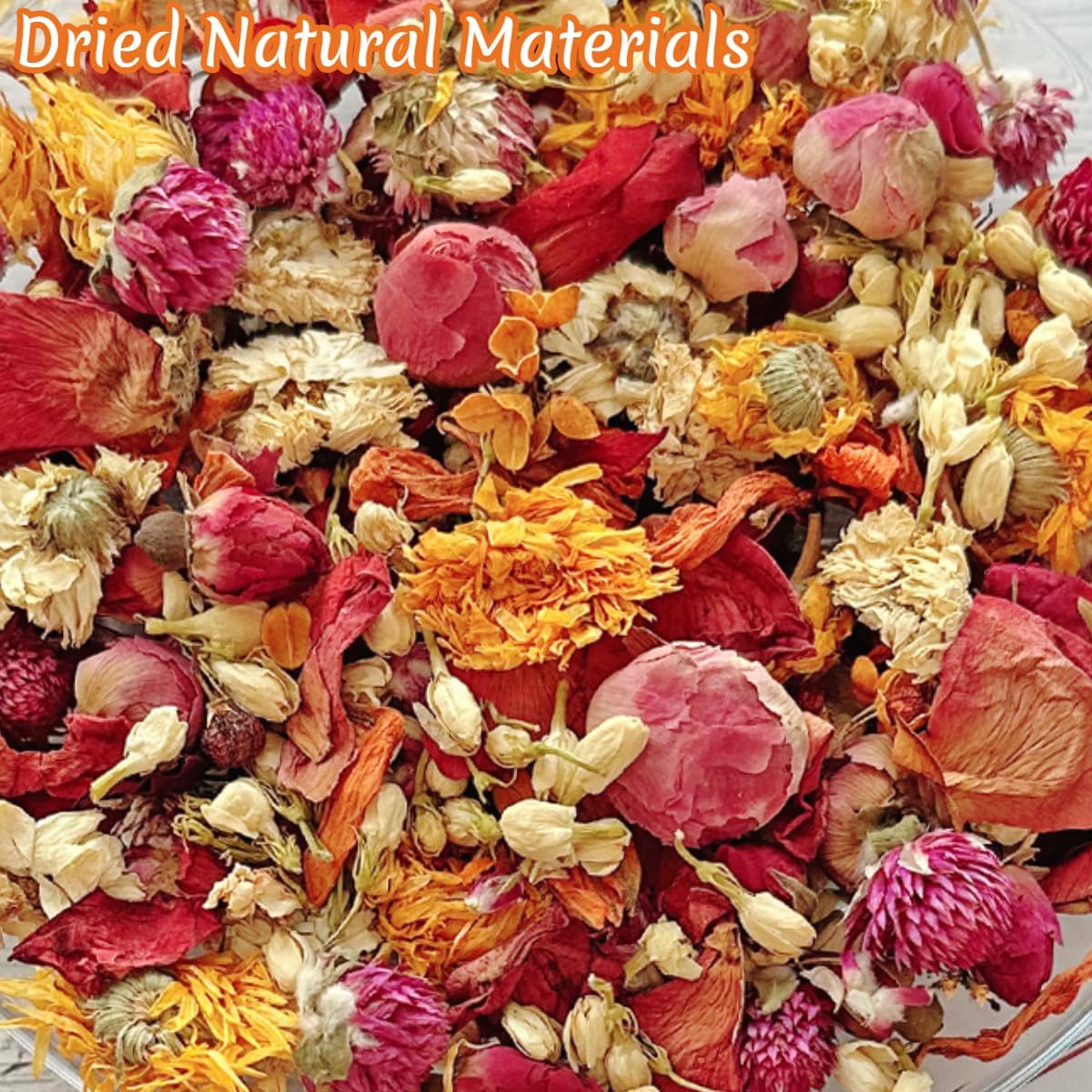 Fall Potpourri Bowl Filler with Rose Scent