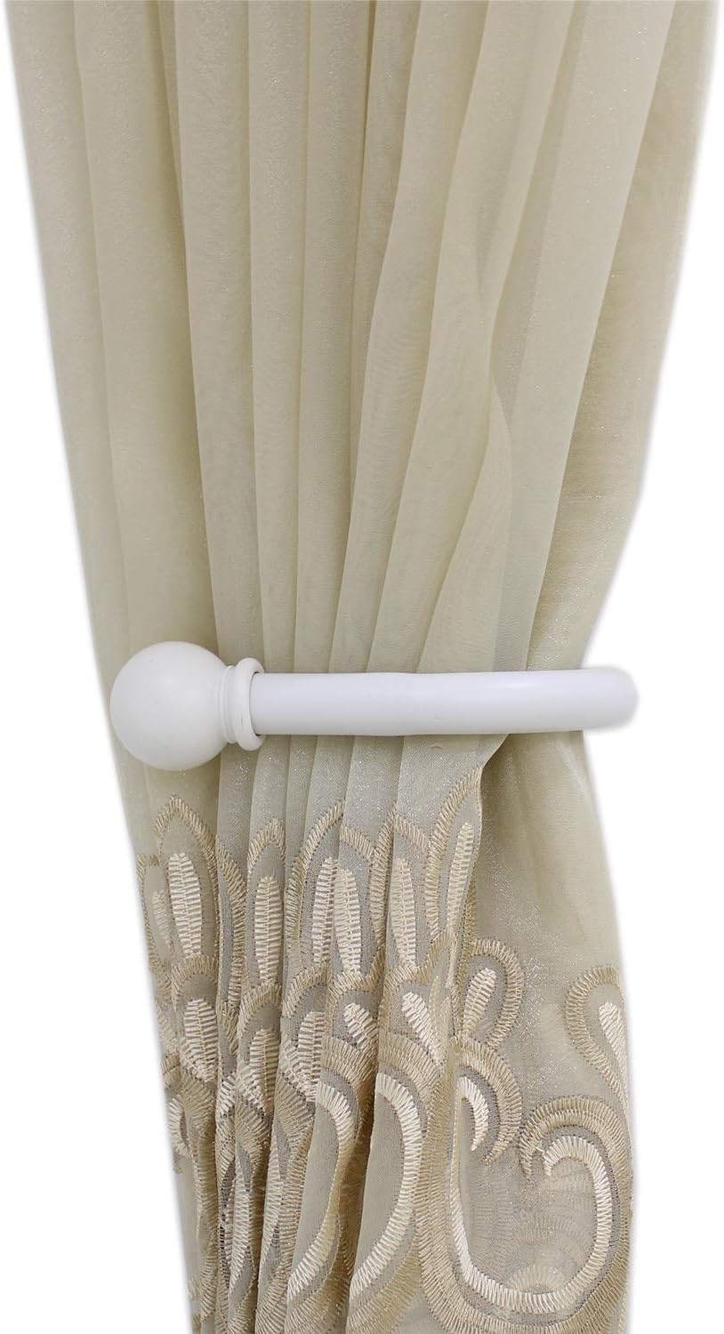 Ulifestar Decorative Curtain Holdbacks Hooks White