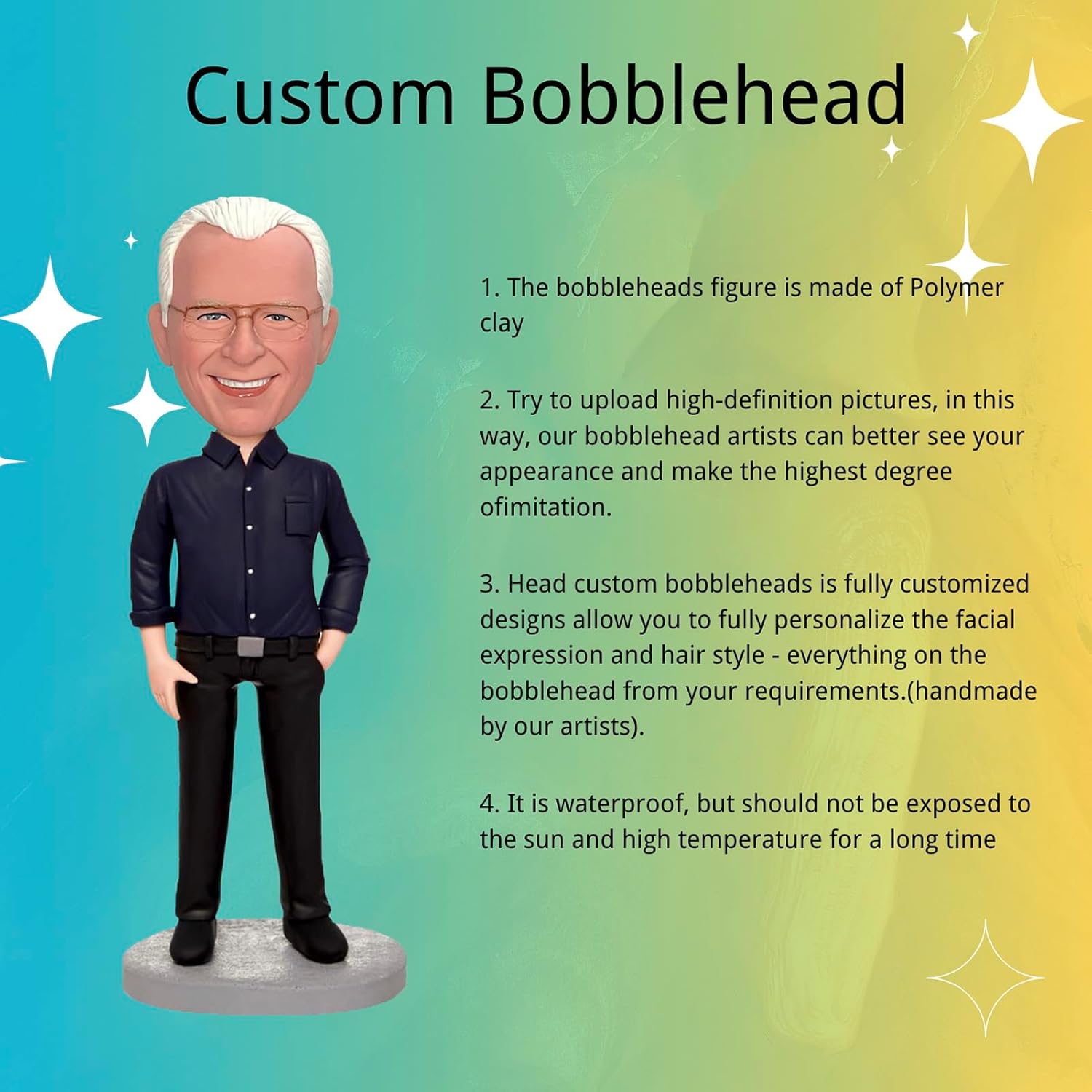 Customized Bobblehead Dolls for Men Boyfriends Husbands
