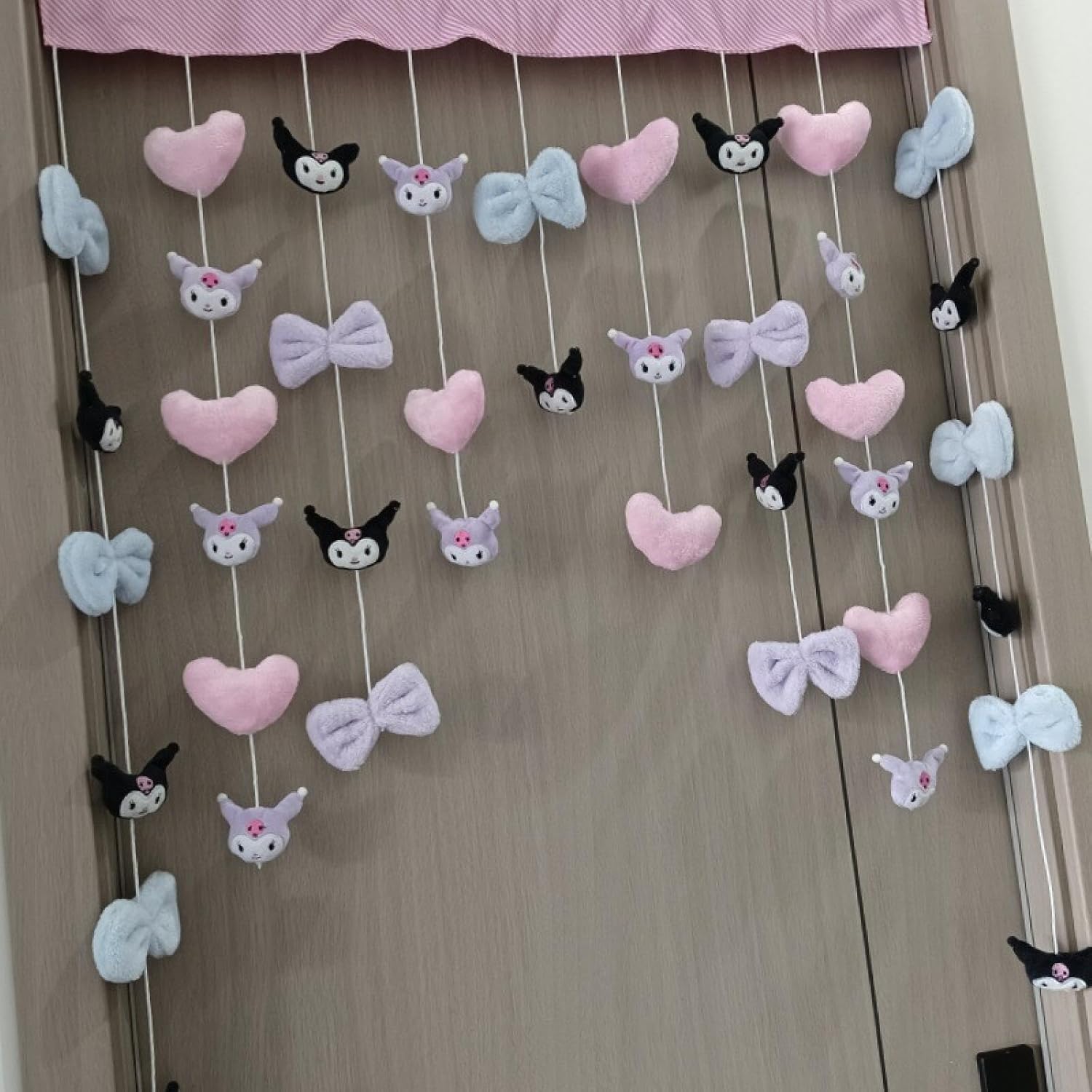 Cute Design Door Divider Curtain with Hanging Tassels