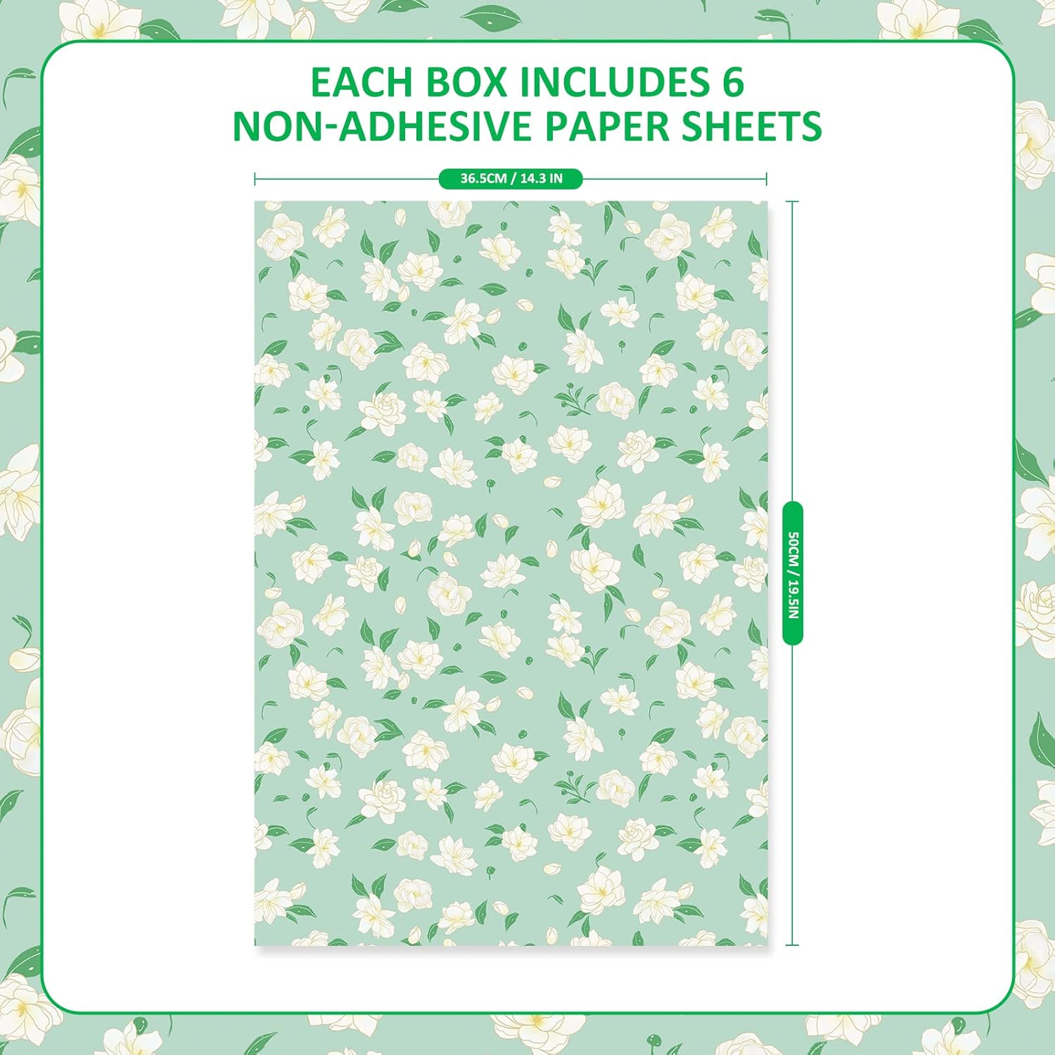 SCENTORINI Jasmine Scented Drawer Liners 6 Sheets