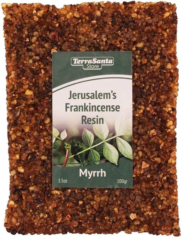 Myrrh Scented Pressed Slate Incense from Holy Land