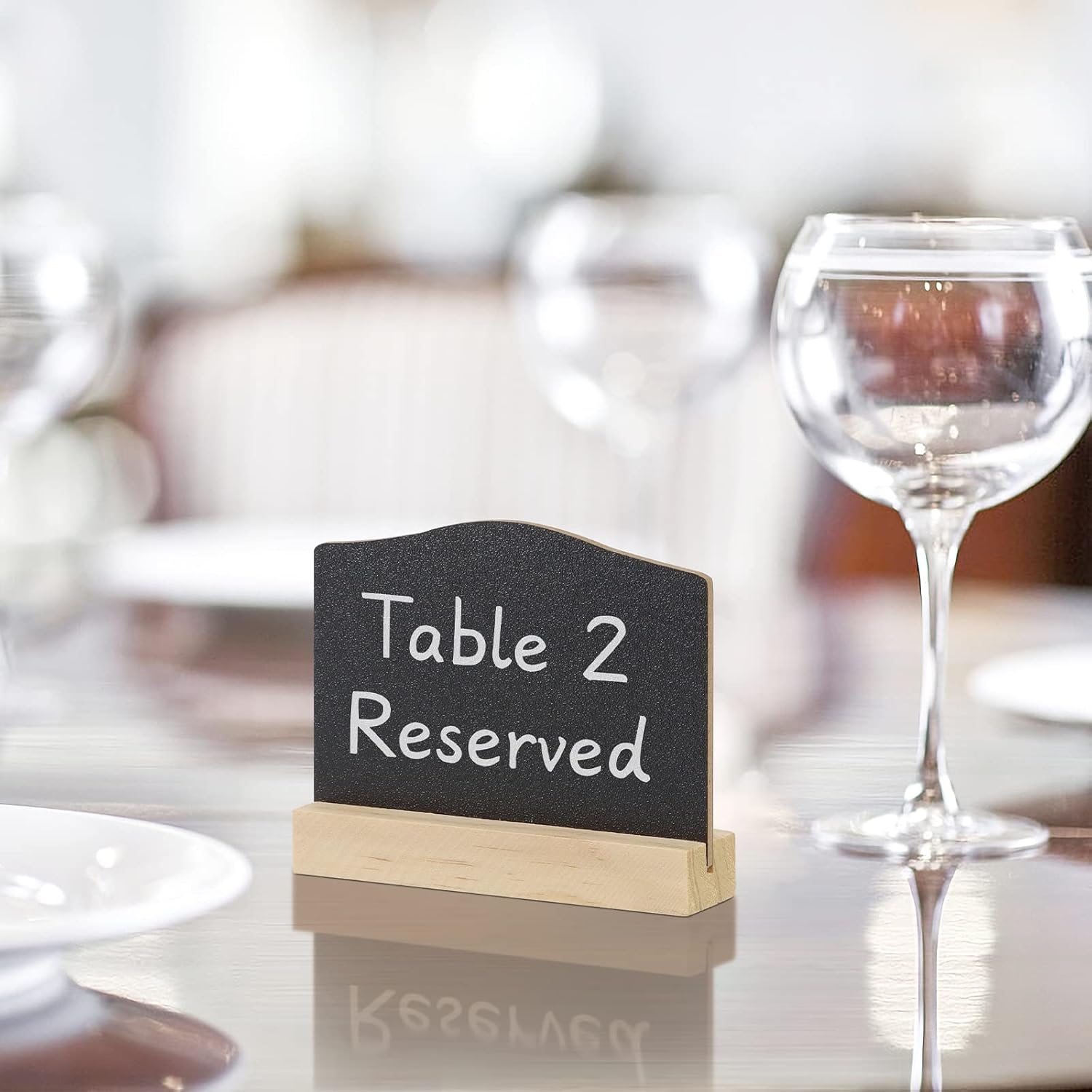 ALOTCHE Mini Chalkboard Signs Set with Stand 16 Pack