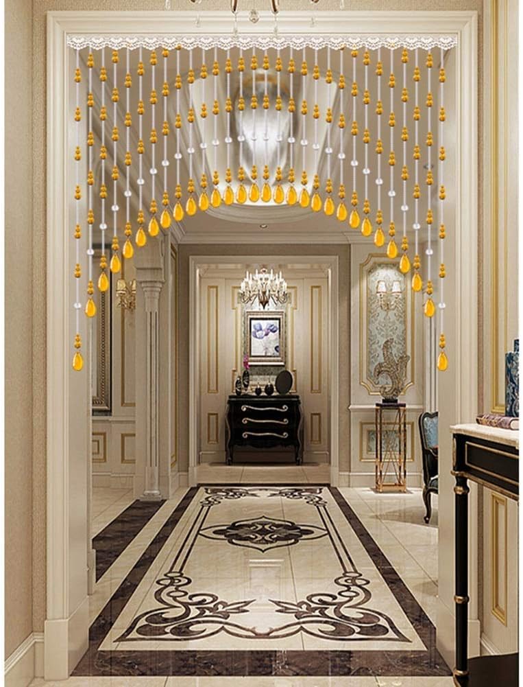 OKUOKA 31 Strands Crystal Bead Curtain for Doorways