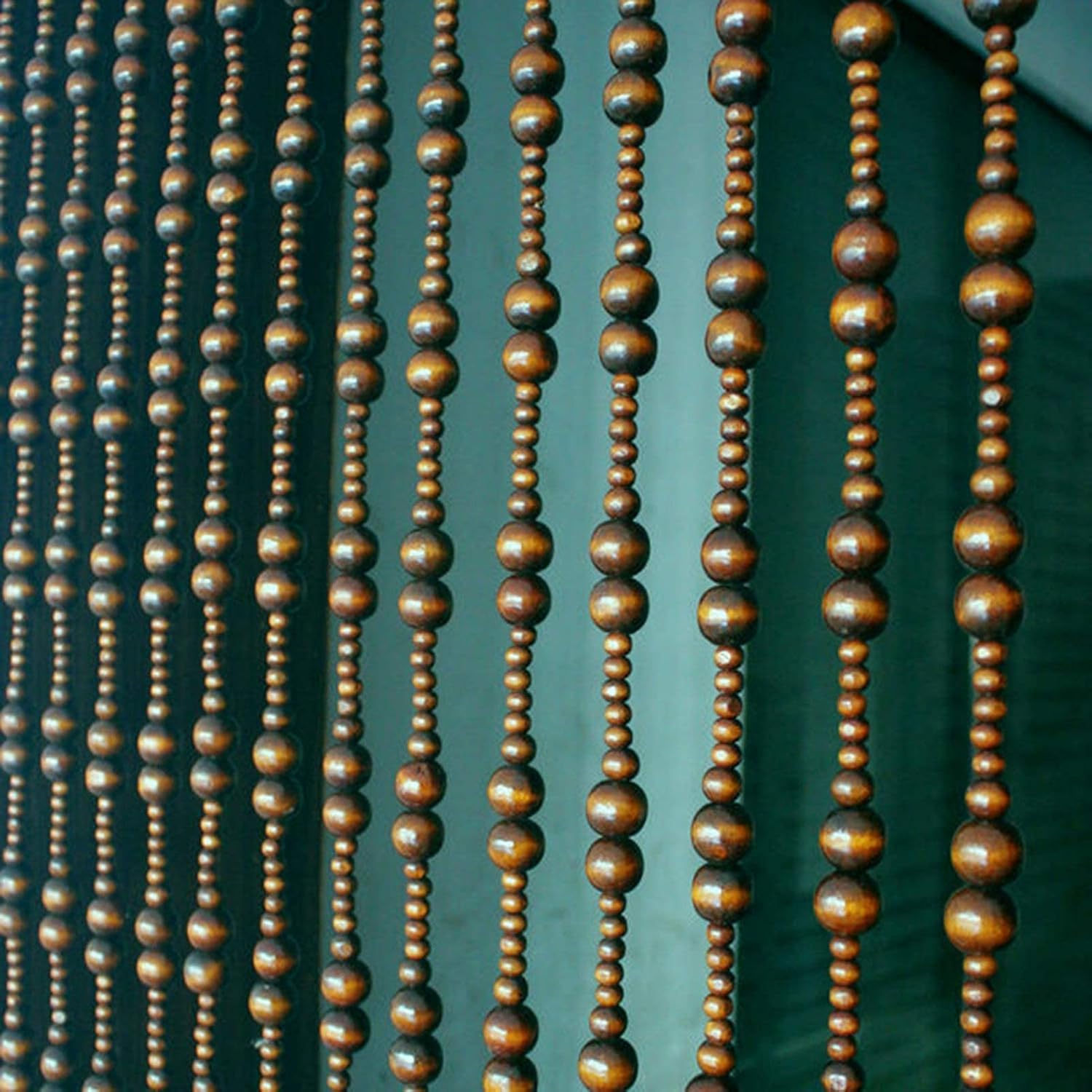 Natural Wooden Beads Door String Partition Curtain