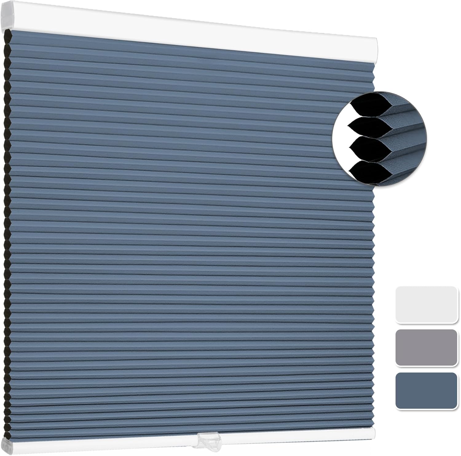 SUNFREE Cellular Shades Blackout Blinds Cordless