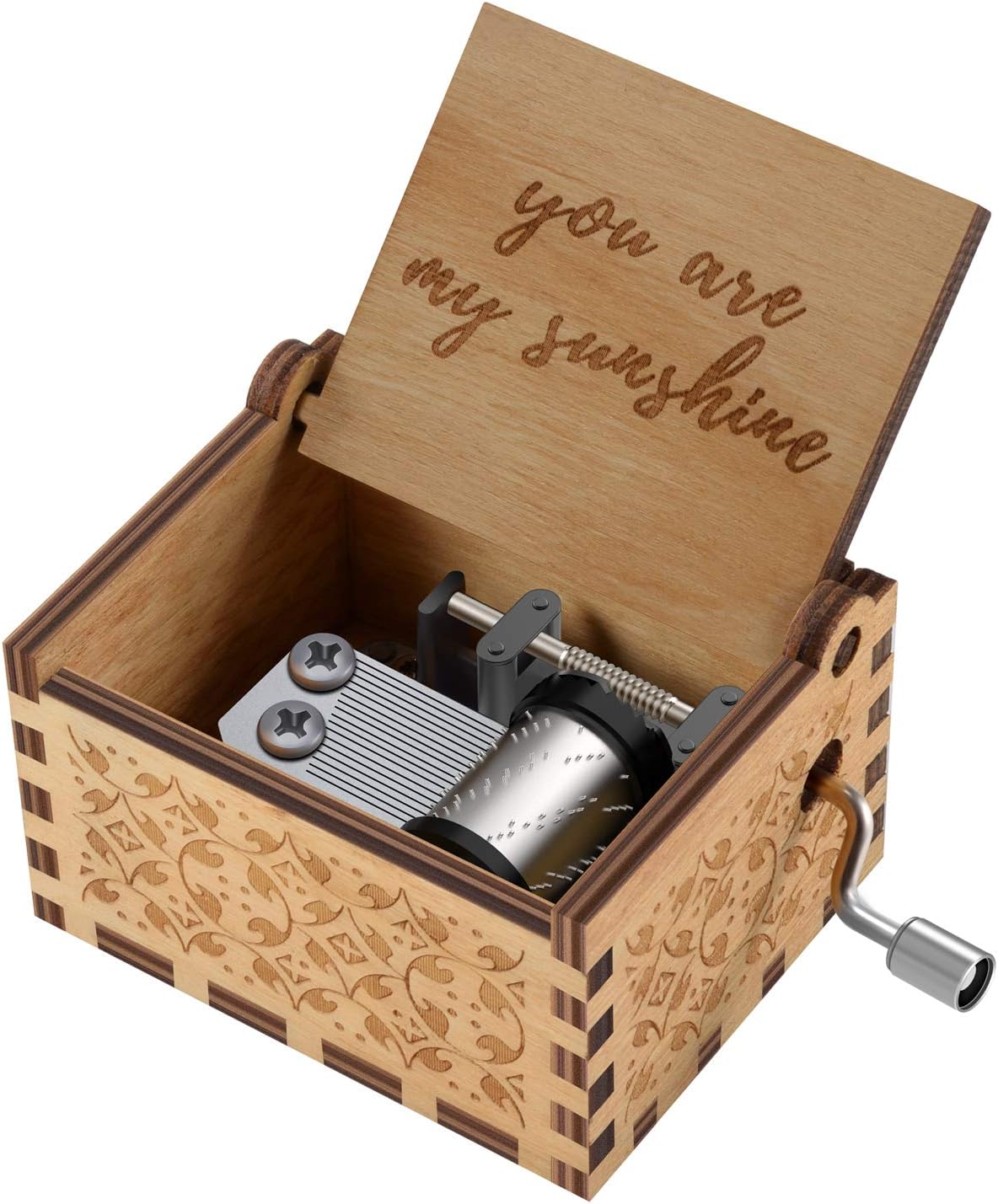 You Are My Sunshine Wood Music Box