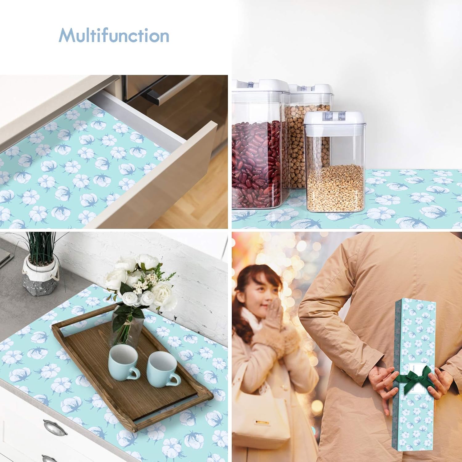 SCENTORINI Cotton Scented Drawer Liners 6-Pack
