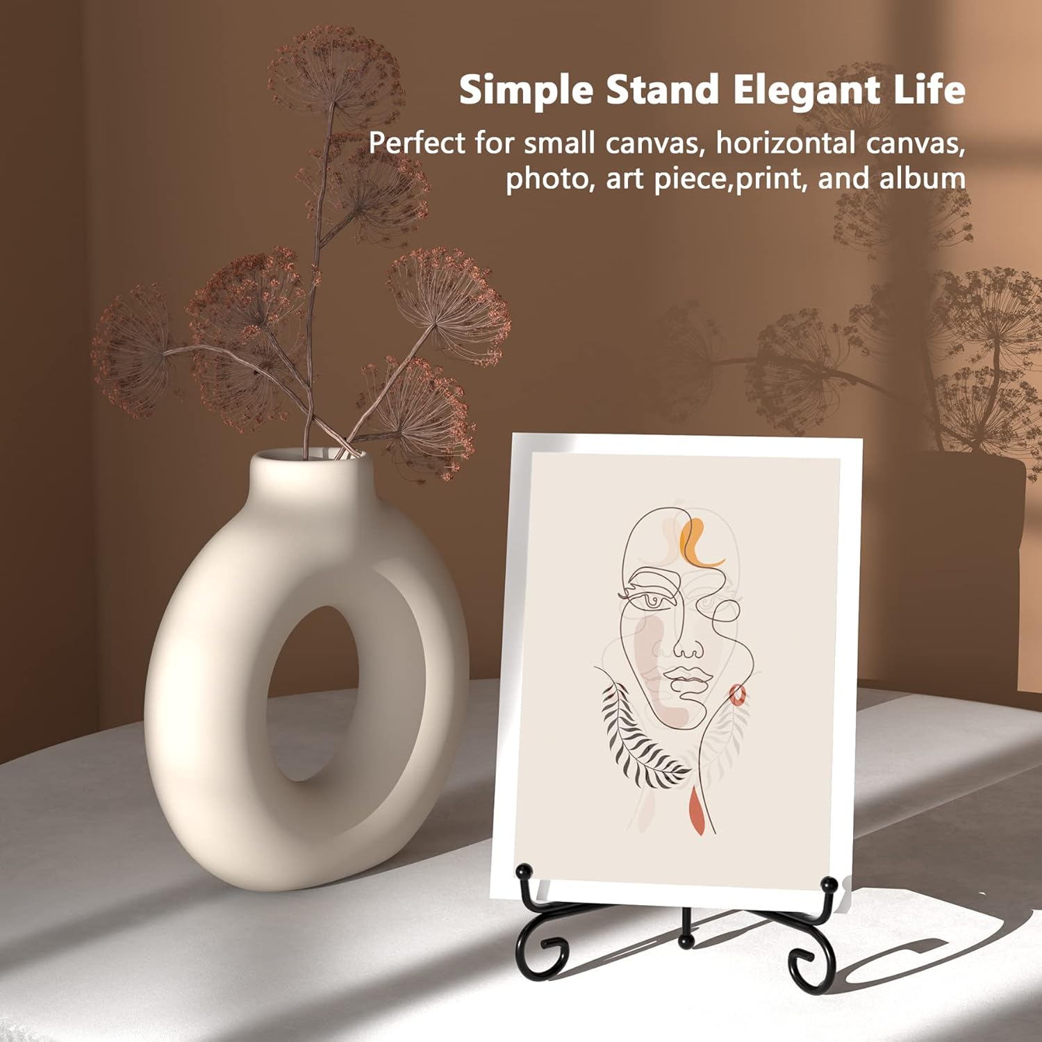 4 Inch 2 Pack Iron Display Stand for Home Office