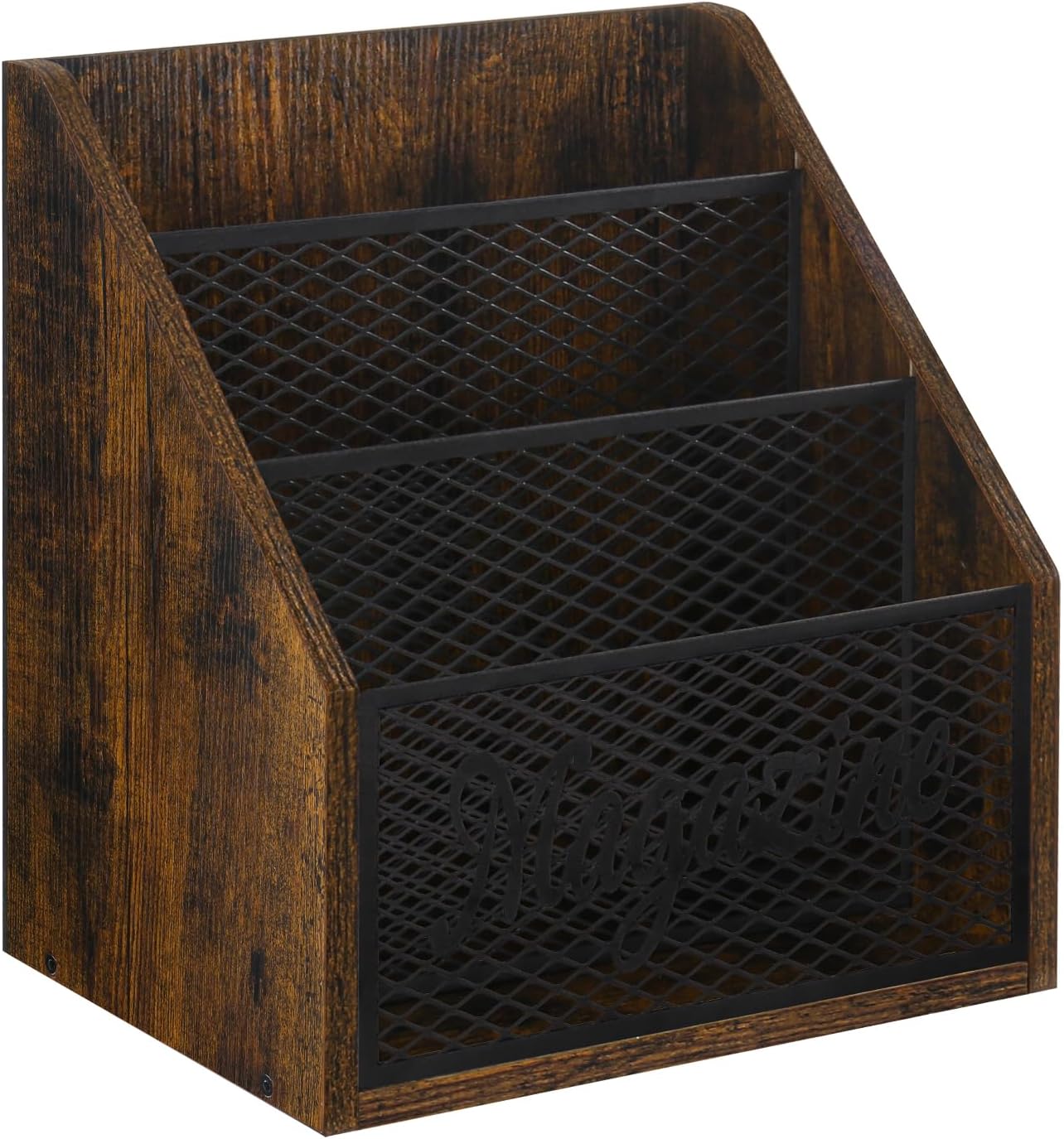 YINMIT 3 Tier Magazine Holder Floor Rack
