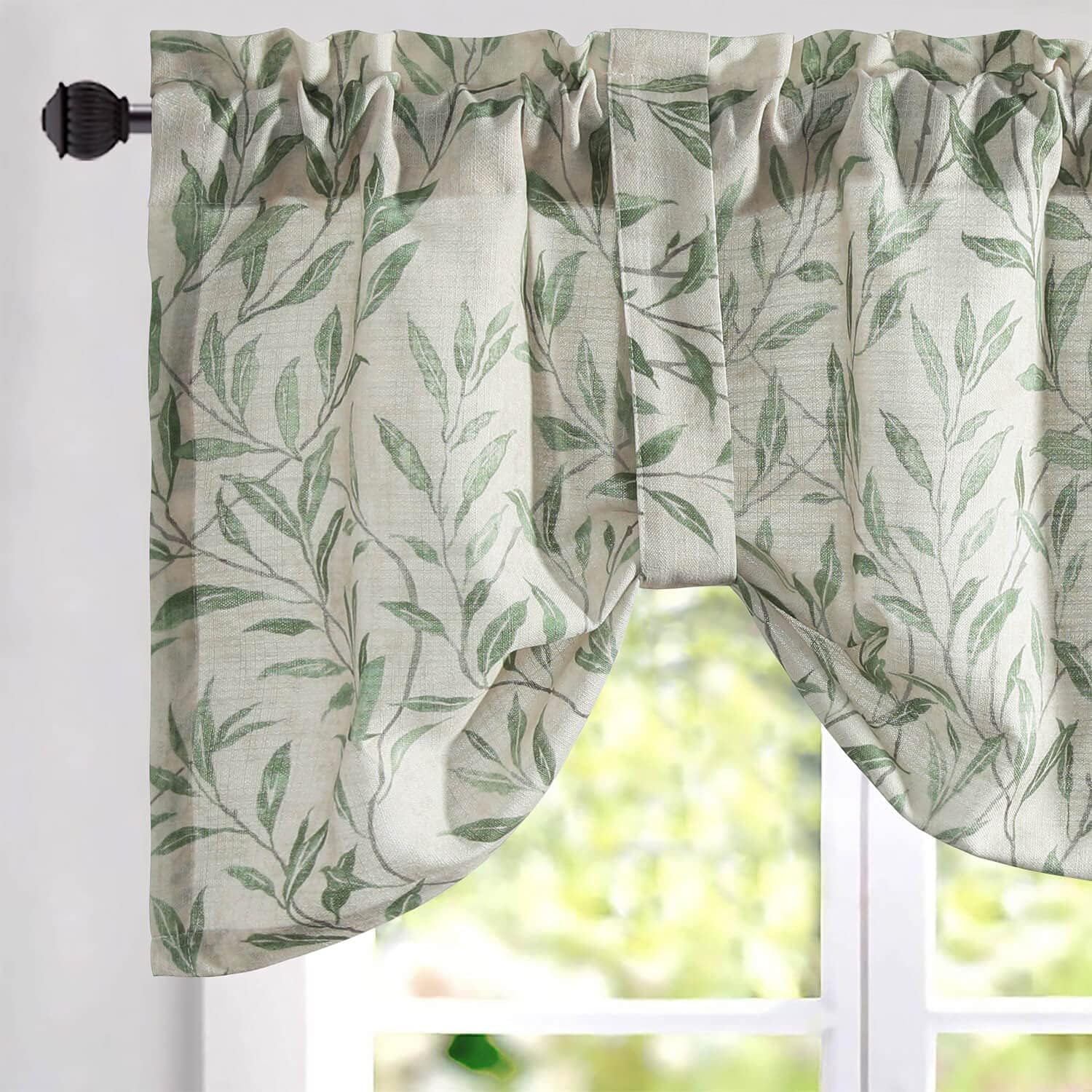 VOGOL Decorative Tie Up Curtains for Girls Room
