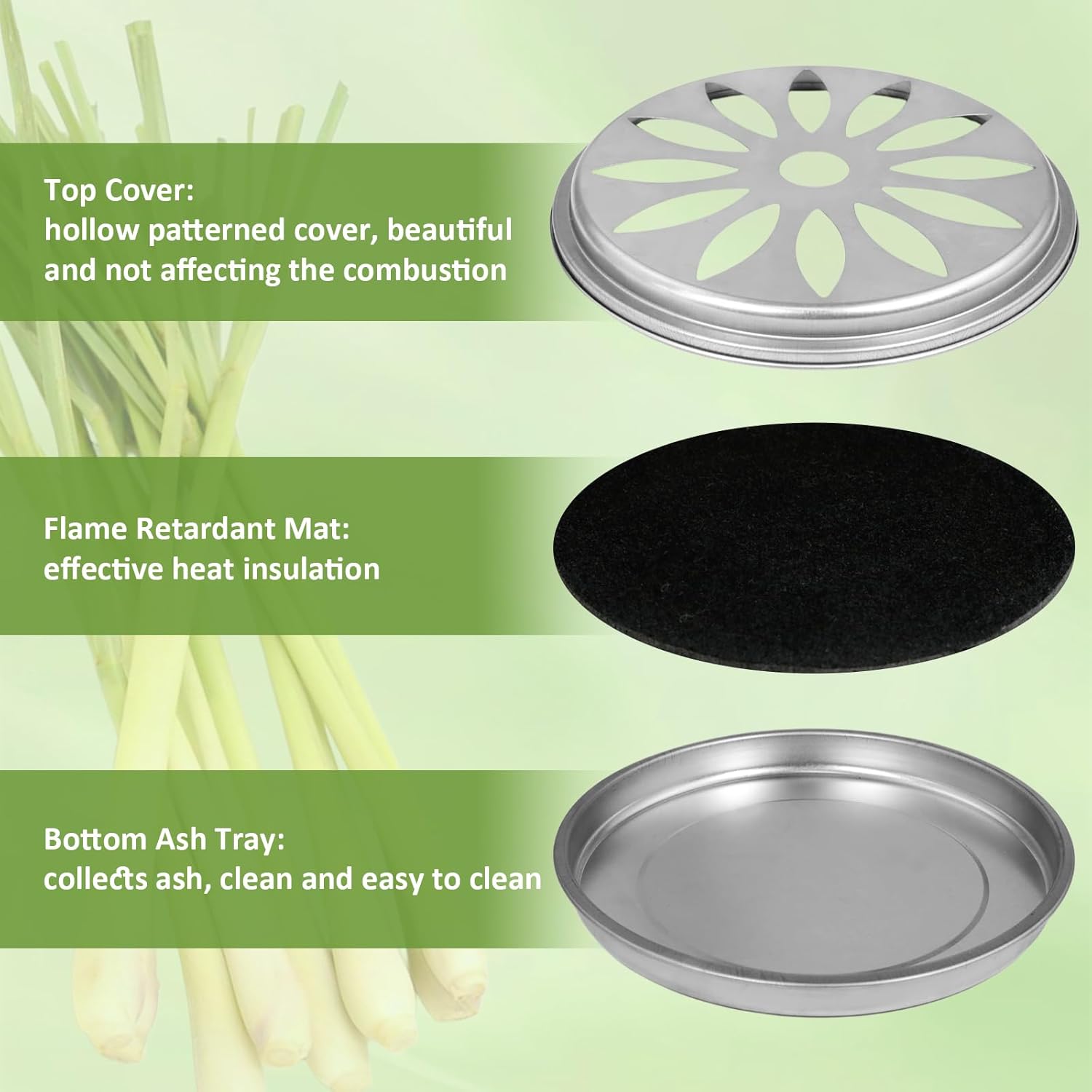 SCENTORINI Citronella Incense Coils 20 PCS with 2 Burners